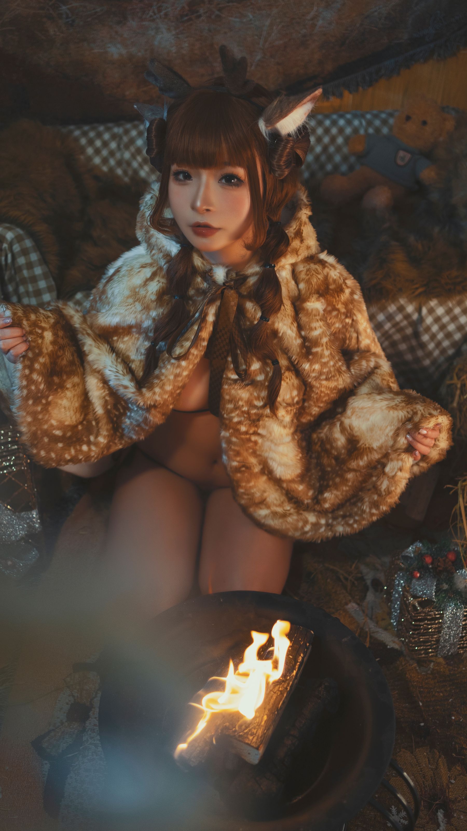 [网红COSER] yuuhui玉汇 - 圣诞麋鹿兽耳