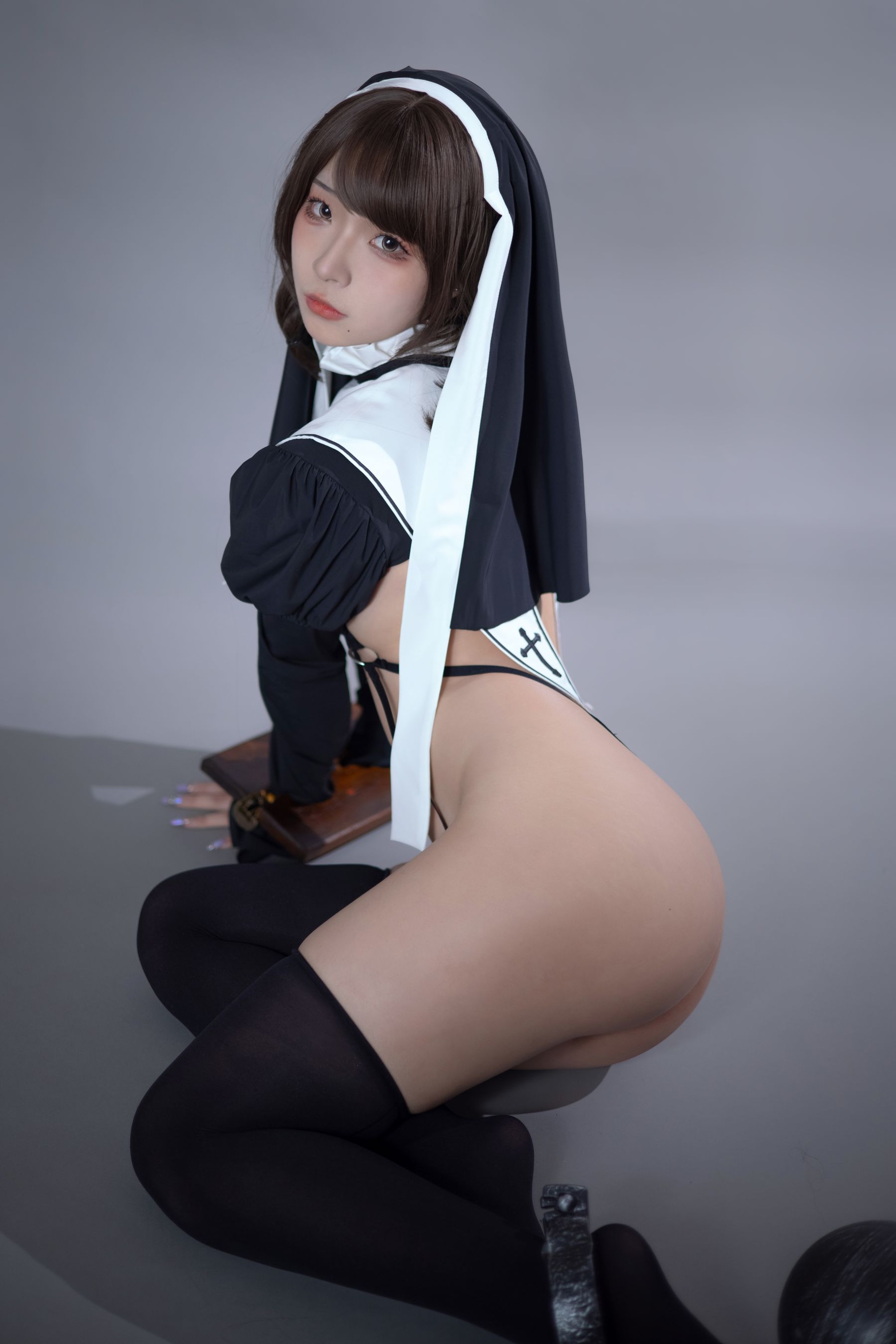 [网红COSER] yuuhui玉汇 - 罪罚修女