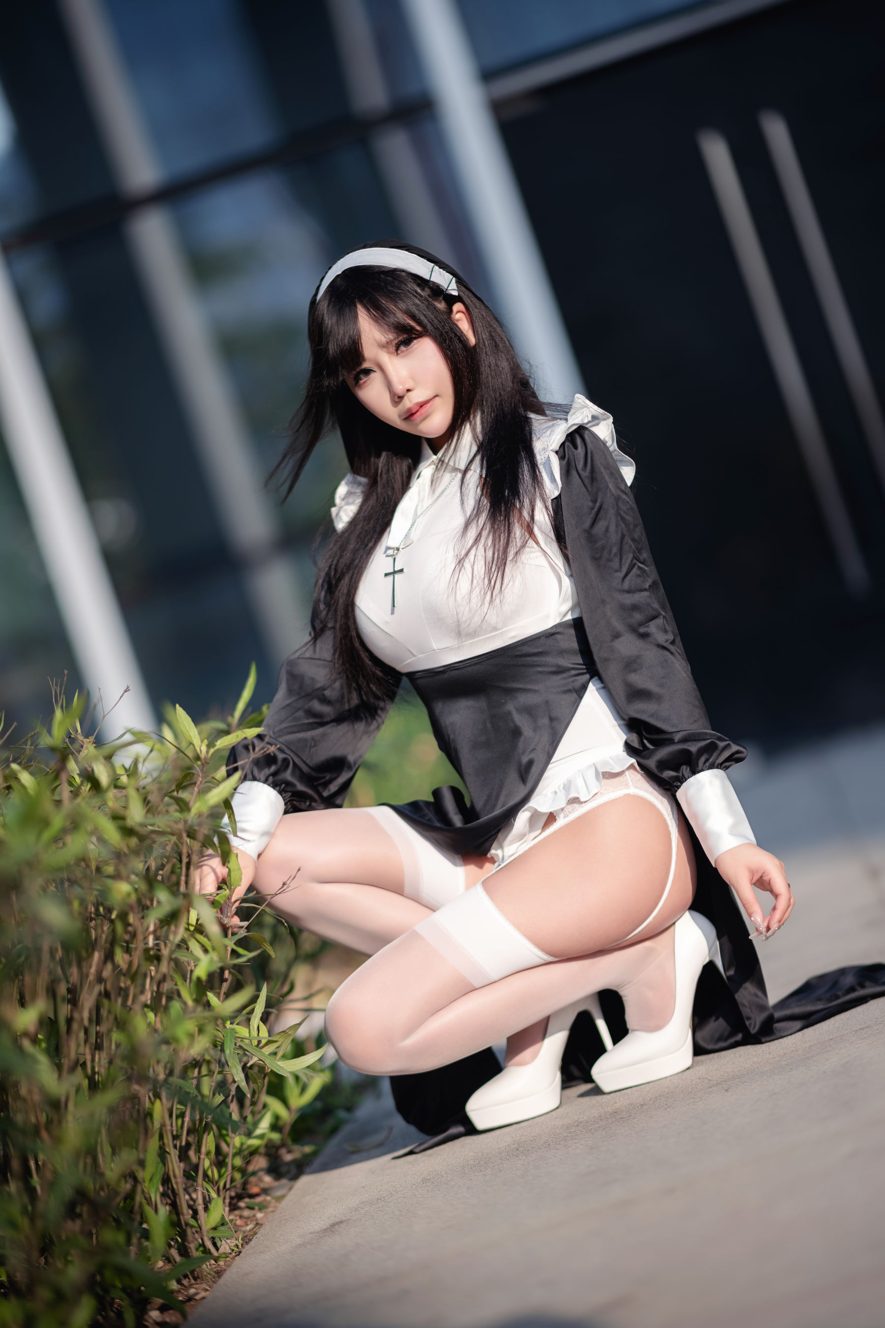 [网红COSER] 二次元妹子抱走莫子aa - 生日特辑 修女