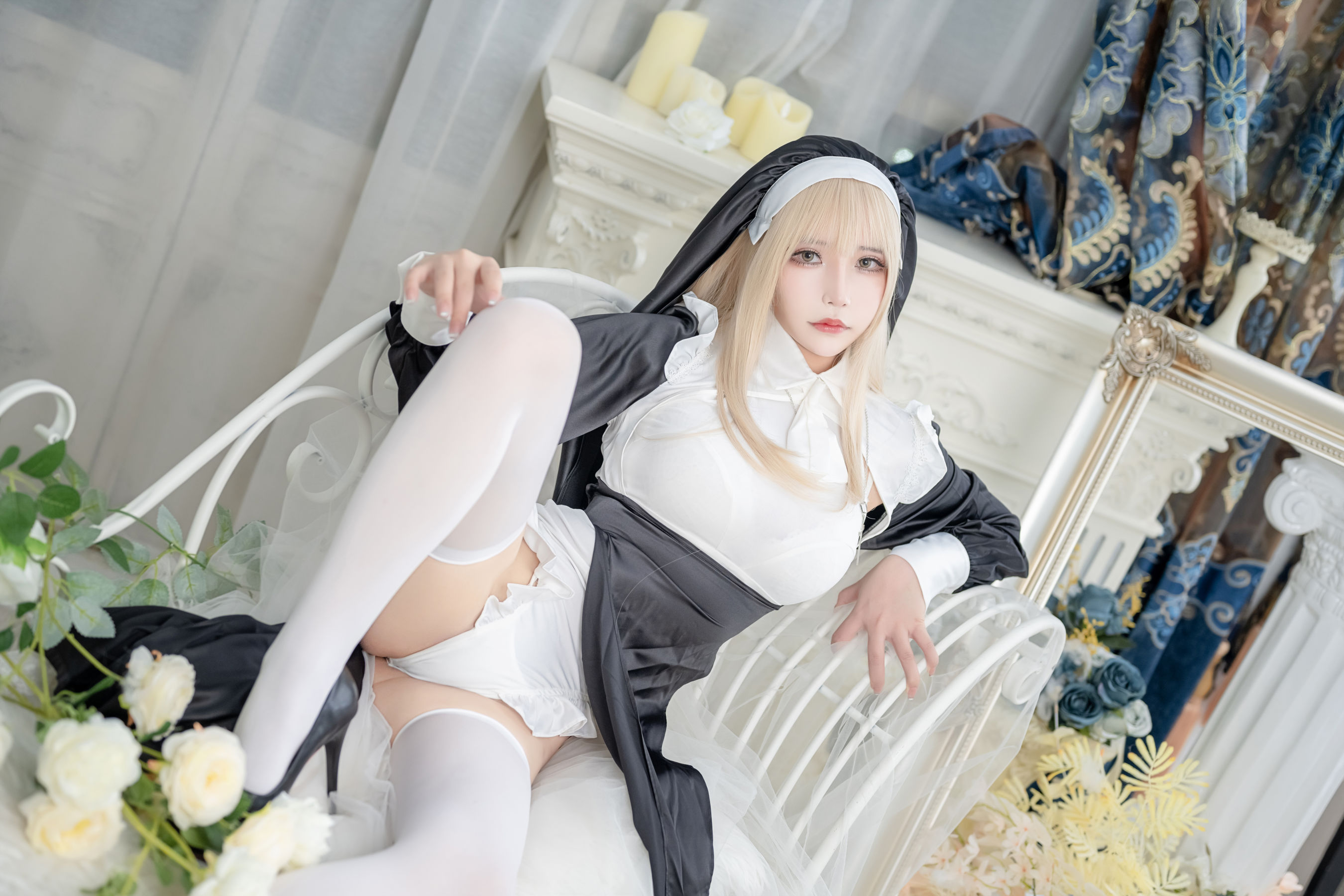 [网红COSER] 二次元妹子抱走莫子aa - 生日特辑 修女