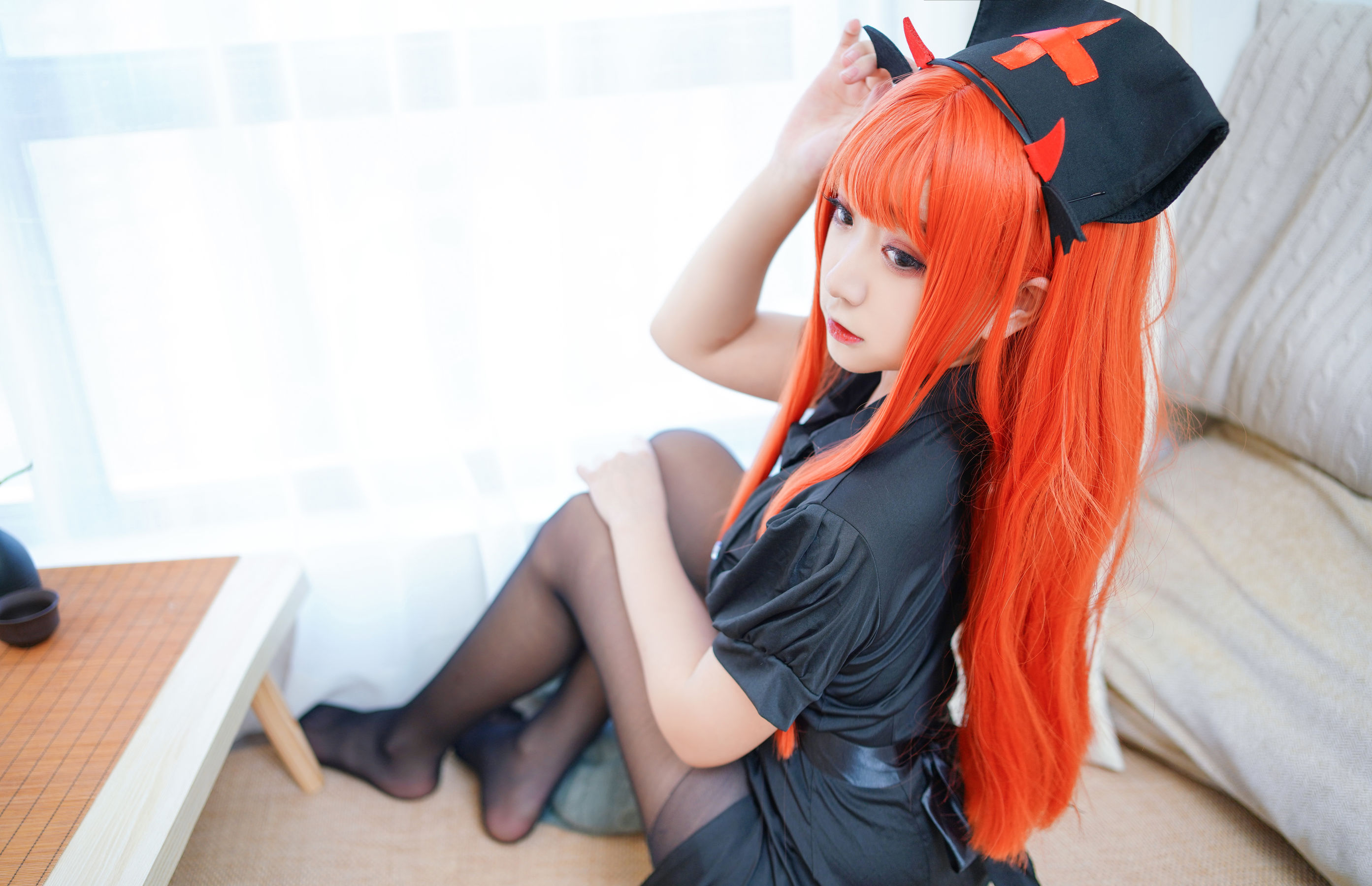 [网红COSER] 动漫博主恩田直幸 - 橘色黑护士