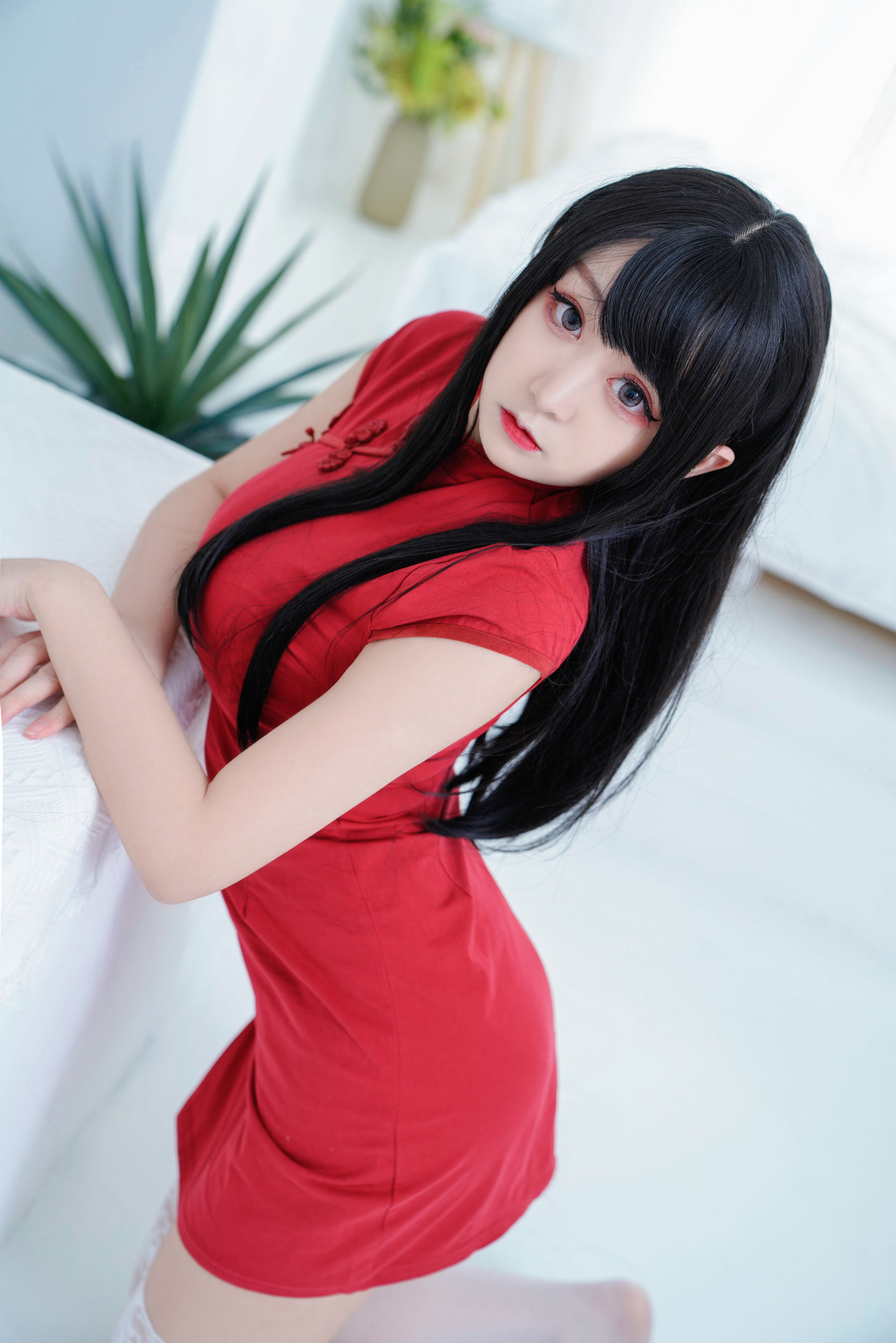 [网红COSER] 动漫博主恩田直幸 - 红旗袍