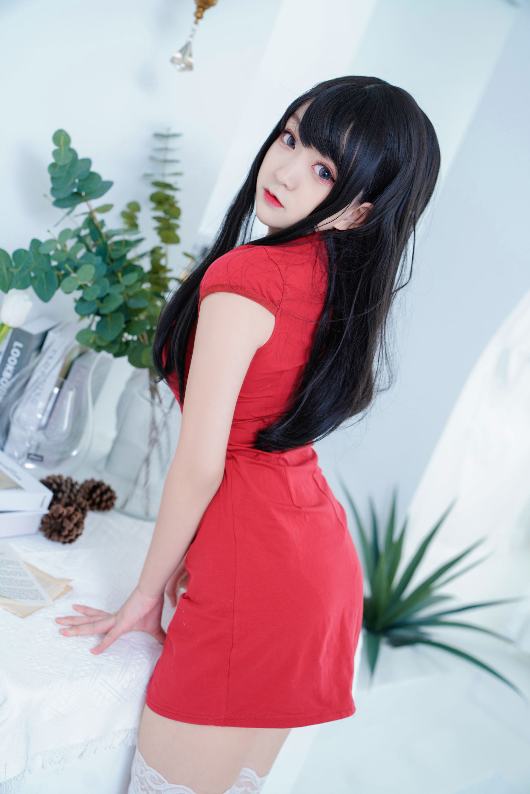 [网红COSER] 动漫博主恩田直幸 - 红旗袍