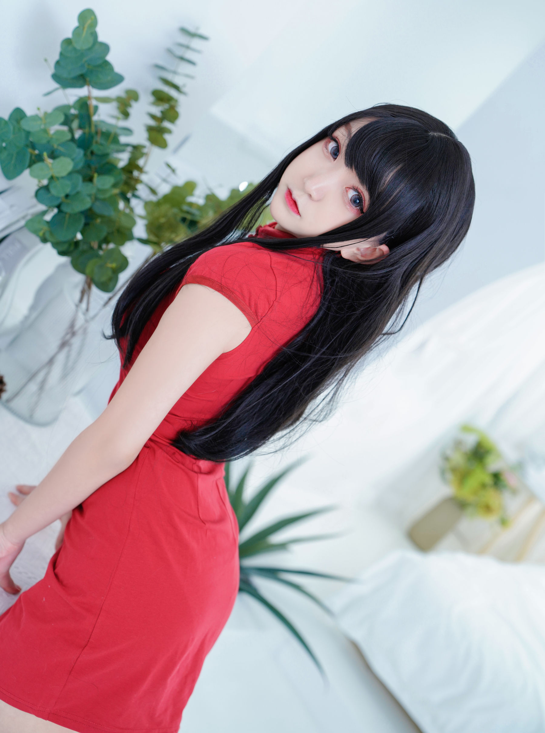 [网红COSER] 动漫博主恩田直幸 - 红旗袍