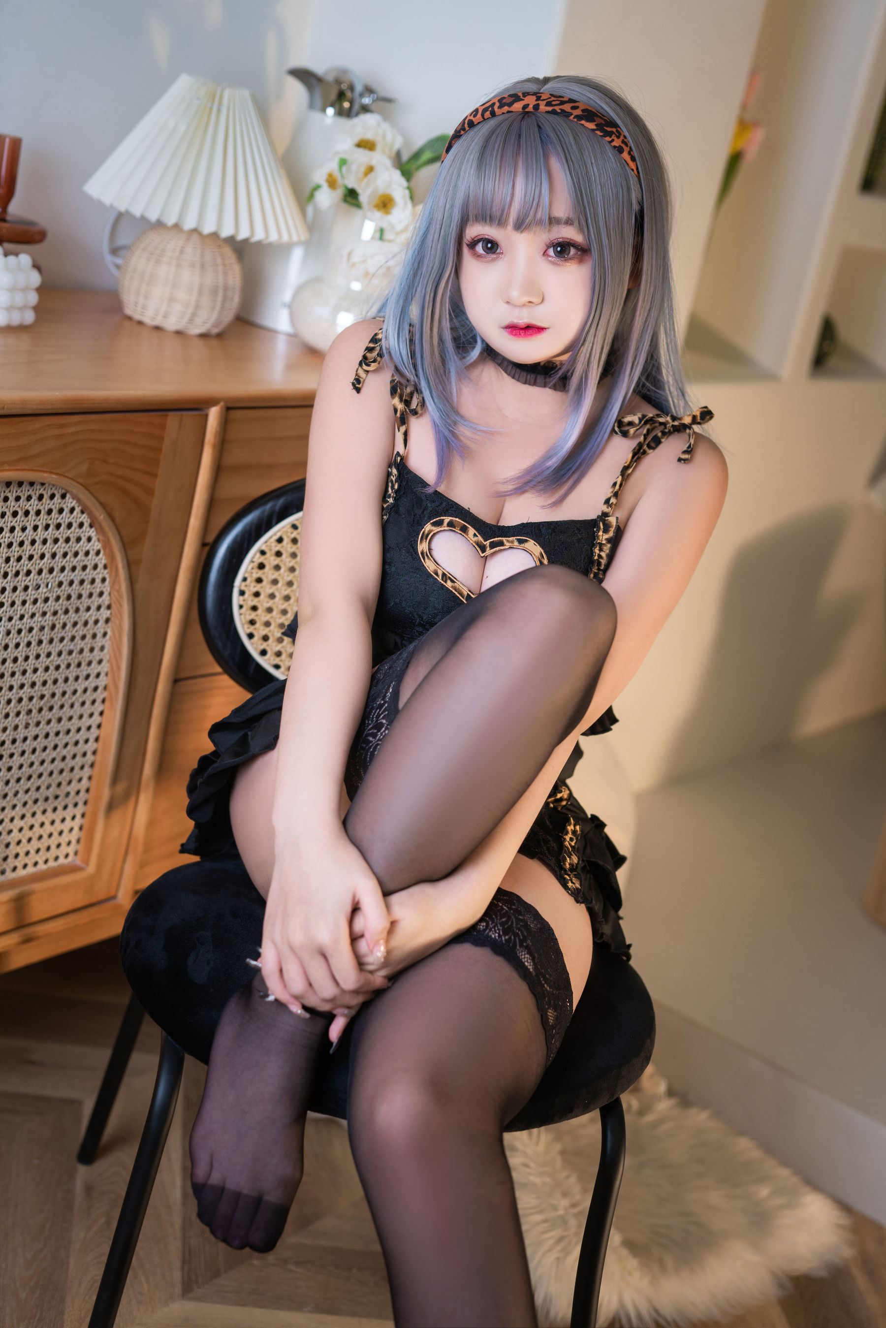 [网红COSER] 动漫博主恩田直幸 - 连体小豹纹