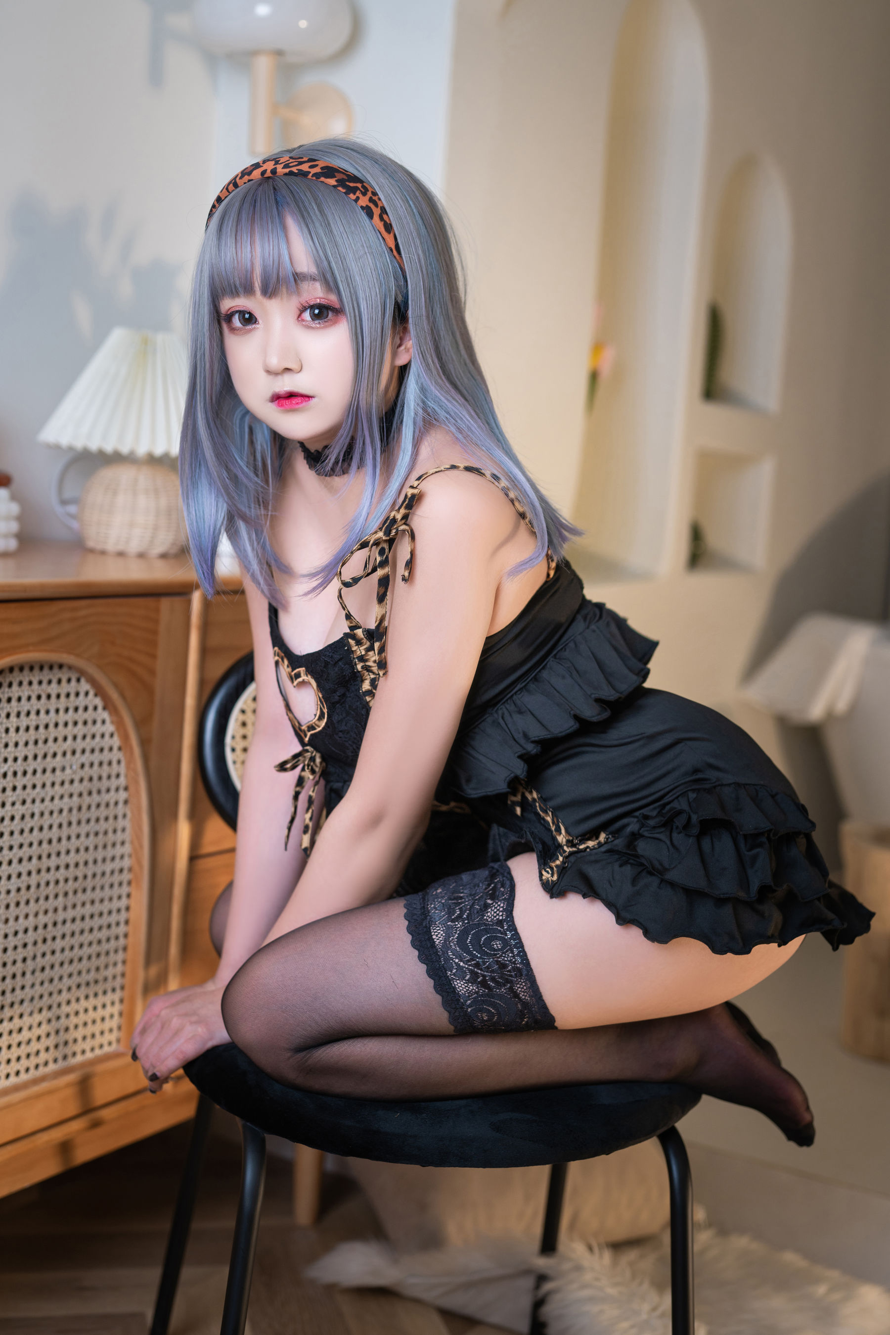 [网红COSER] 动漫博主恩田直幸 - 连体小豹纹