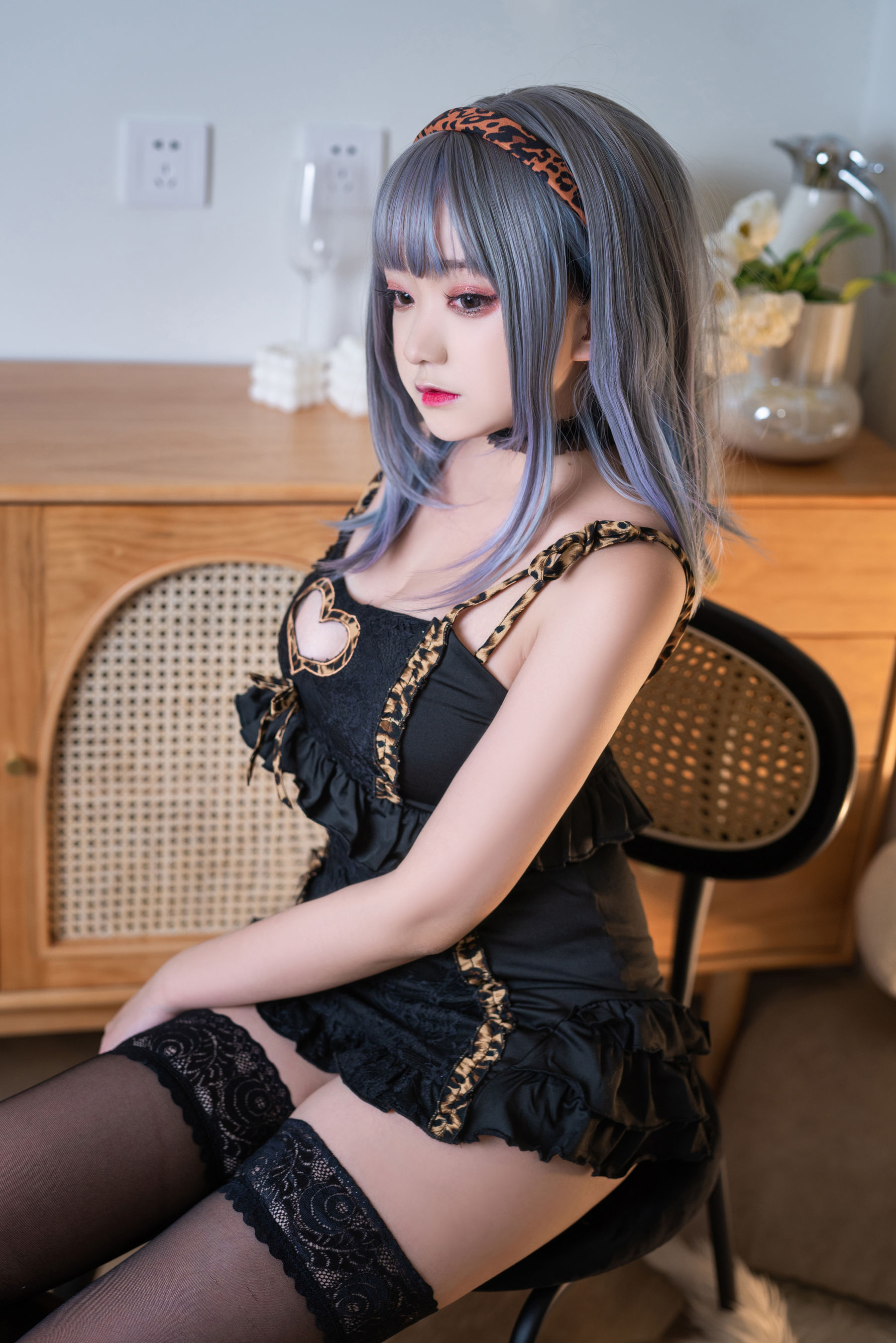 [网红COSER] 动漫博主恩田直幸 - 连体小豹纹
