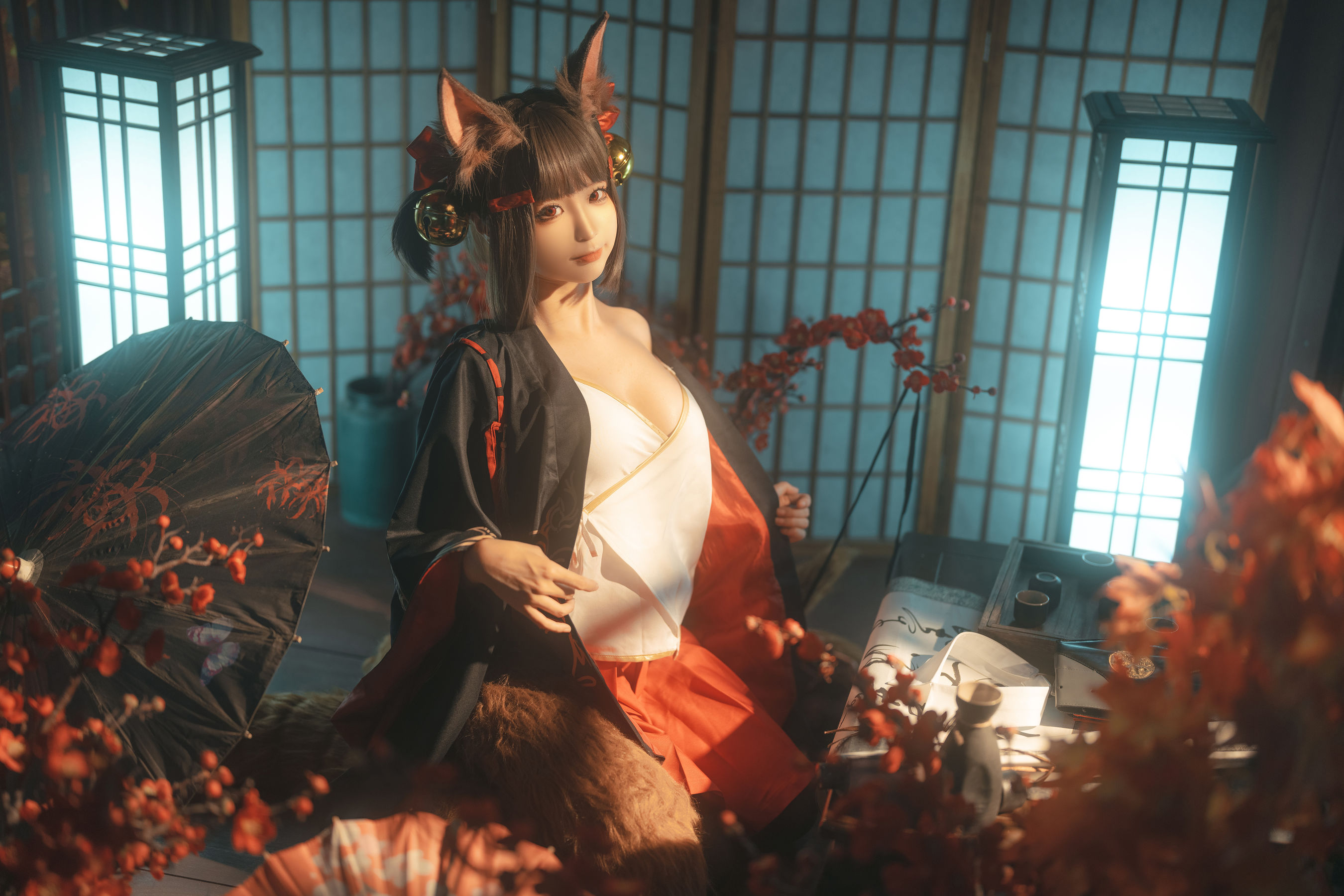 [网红COSER] 动漫博主蠢沫沫 - 小赤城
