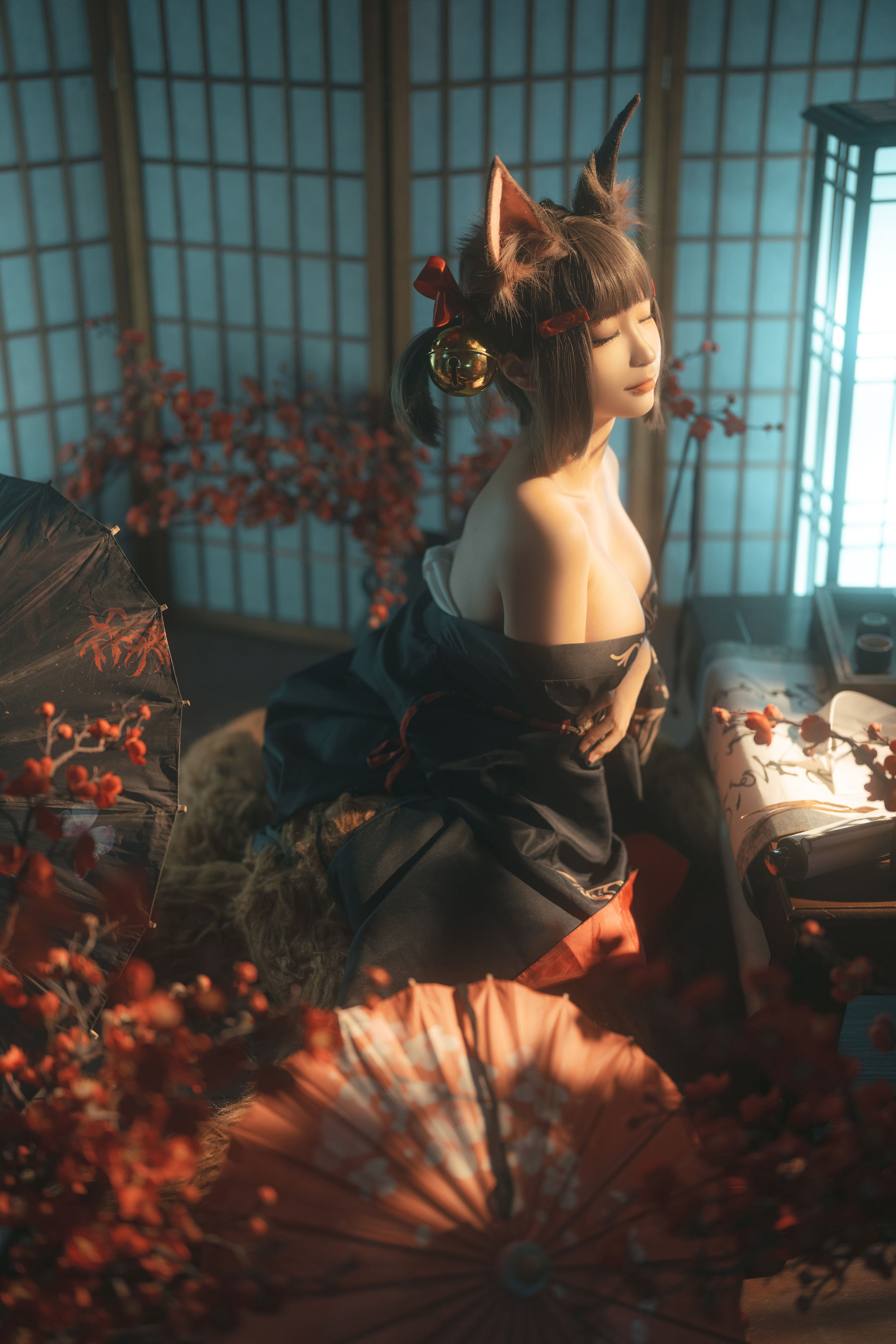 [网红COSER] 动漫博主蠢沫沫 - 小赤城