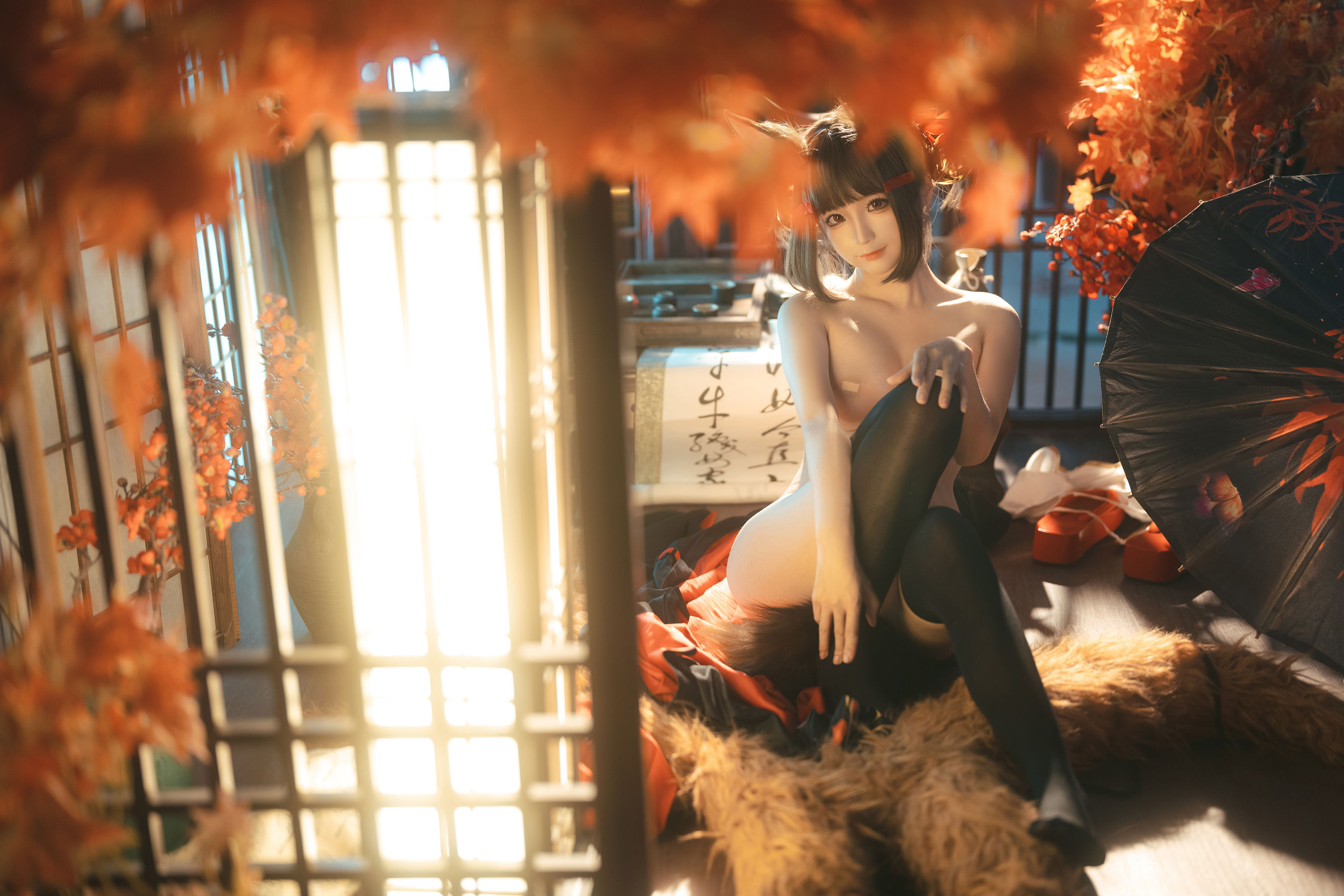 [网红COSER] 动漫博主蠢沫沫 - 小赤城