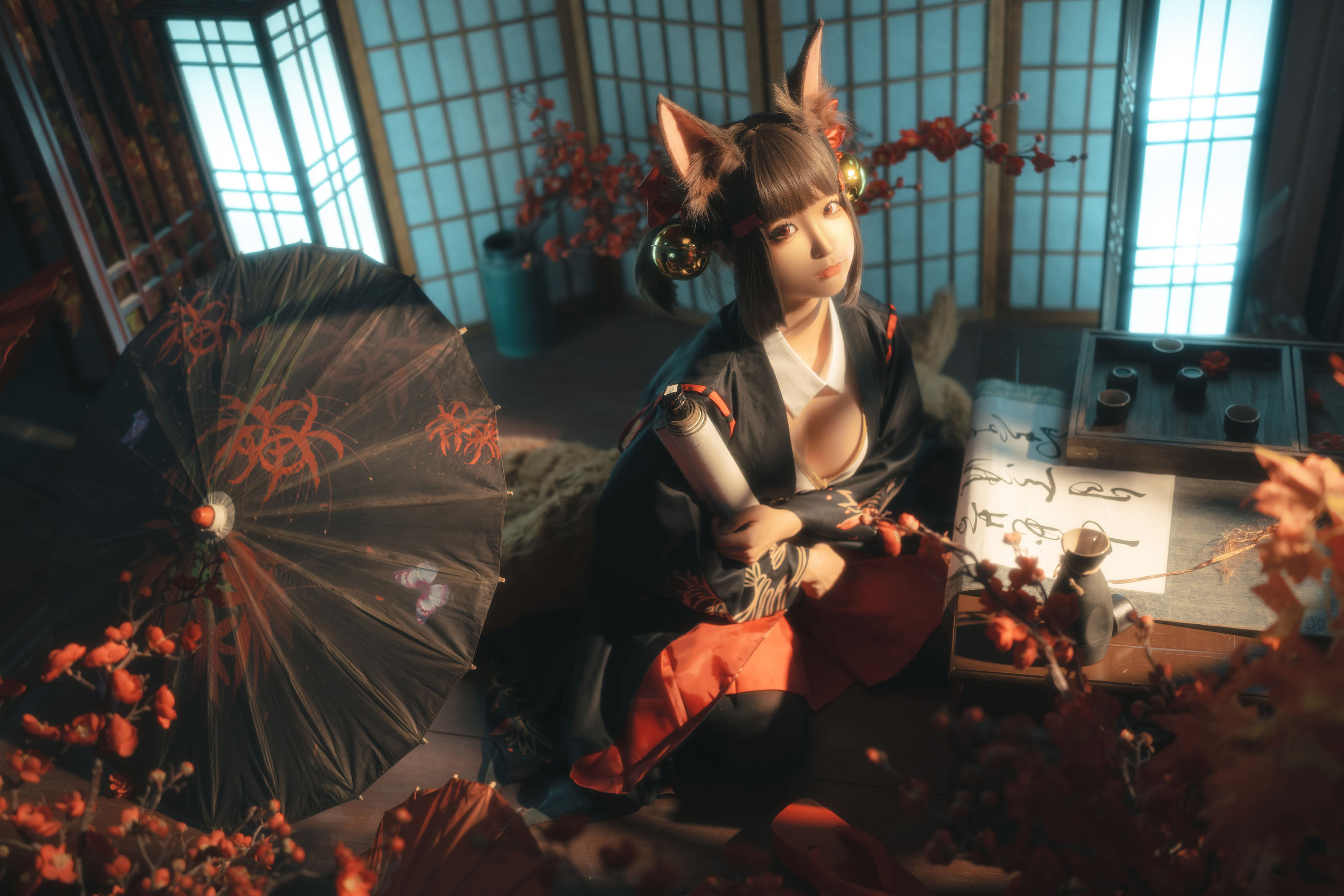 [网红COSER] 动漫博主蠢沫沫 - 小赤城