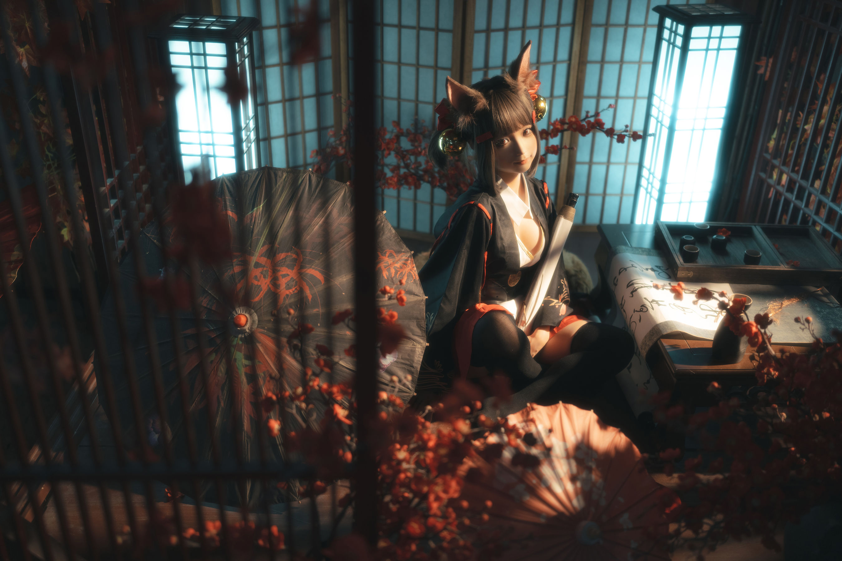[网红COSER] 动漫博主蠢沫沫 - 小赤城