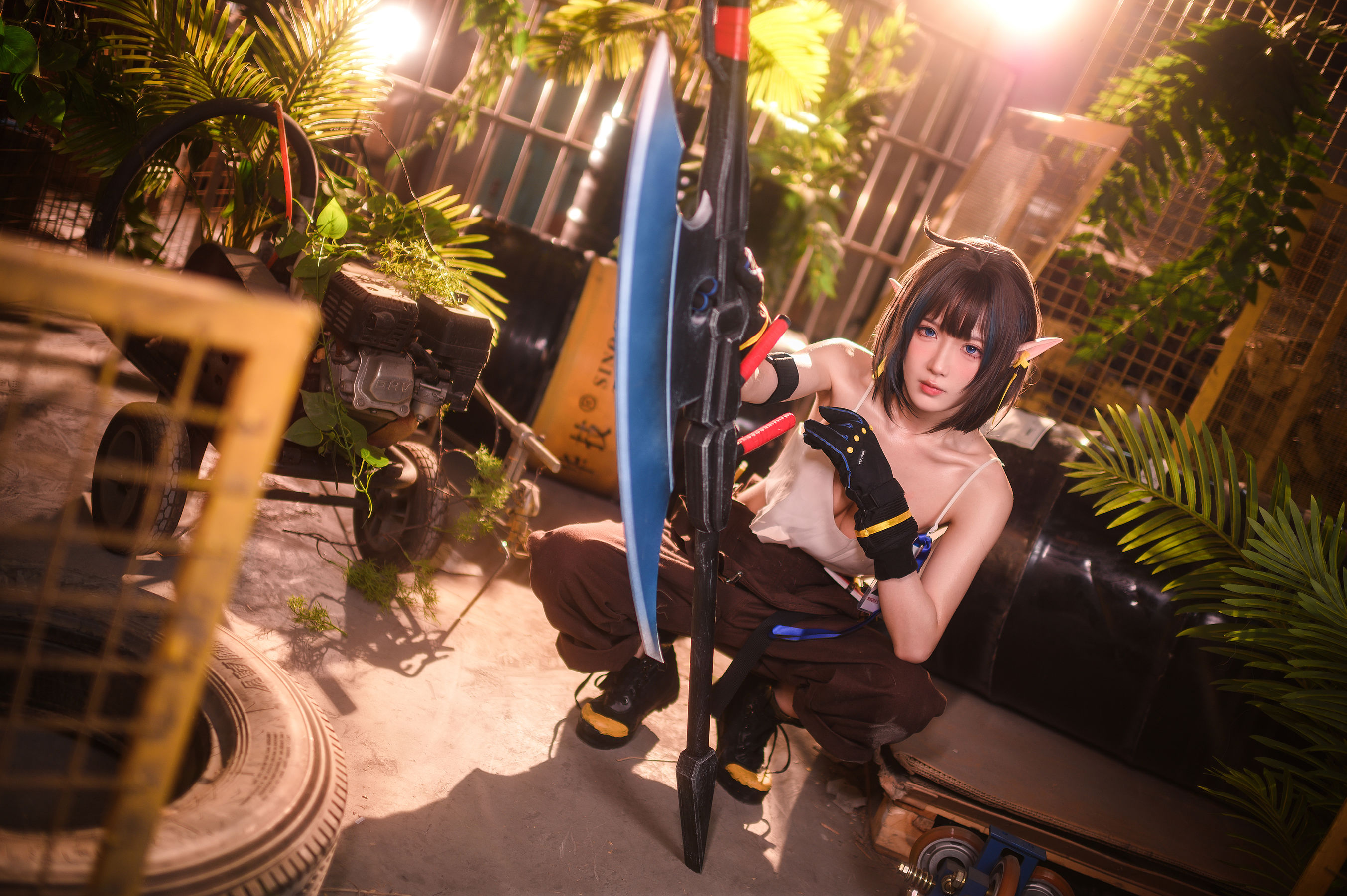 [网红COSER] 动漫博主阿包也是兔娘 - 明日方舟 森蚺