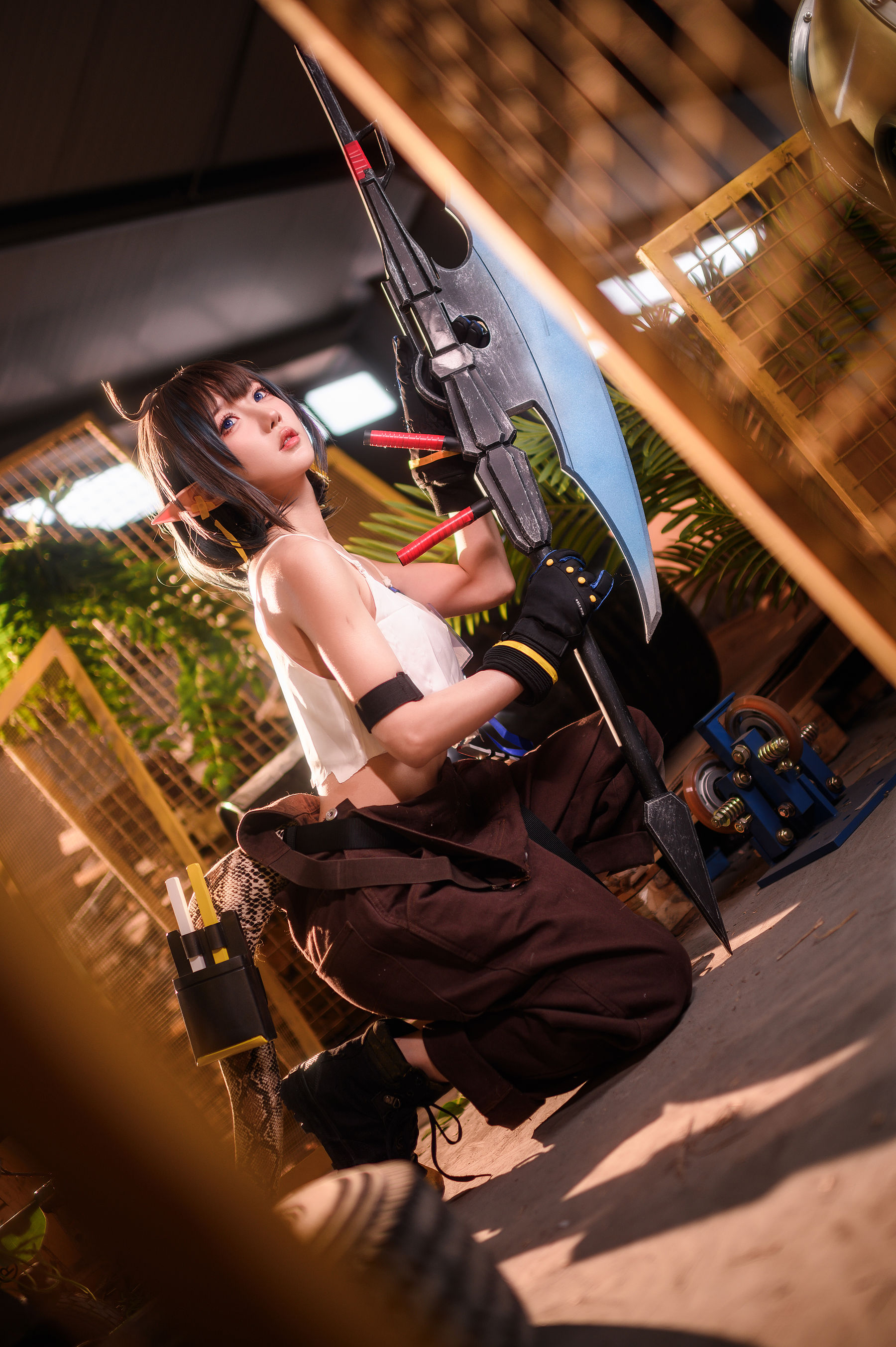 [网红COSER] 动漫博主阿包也是兔娘 - 明日方舟 森蚺