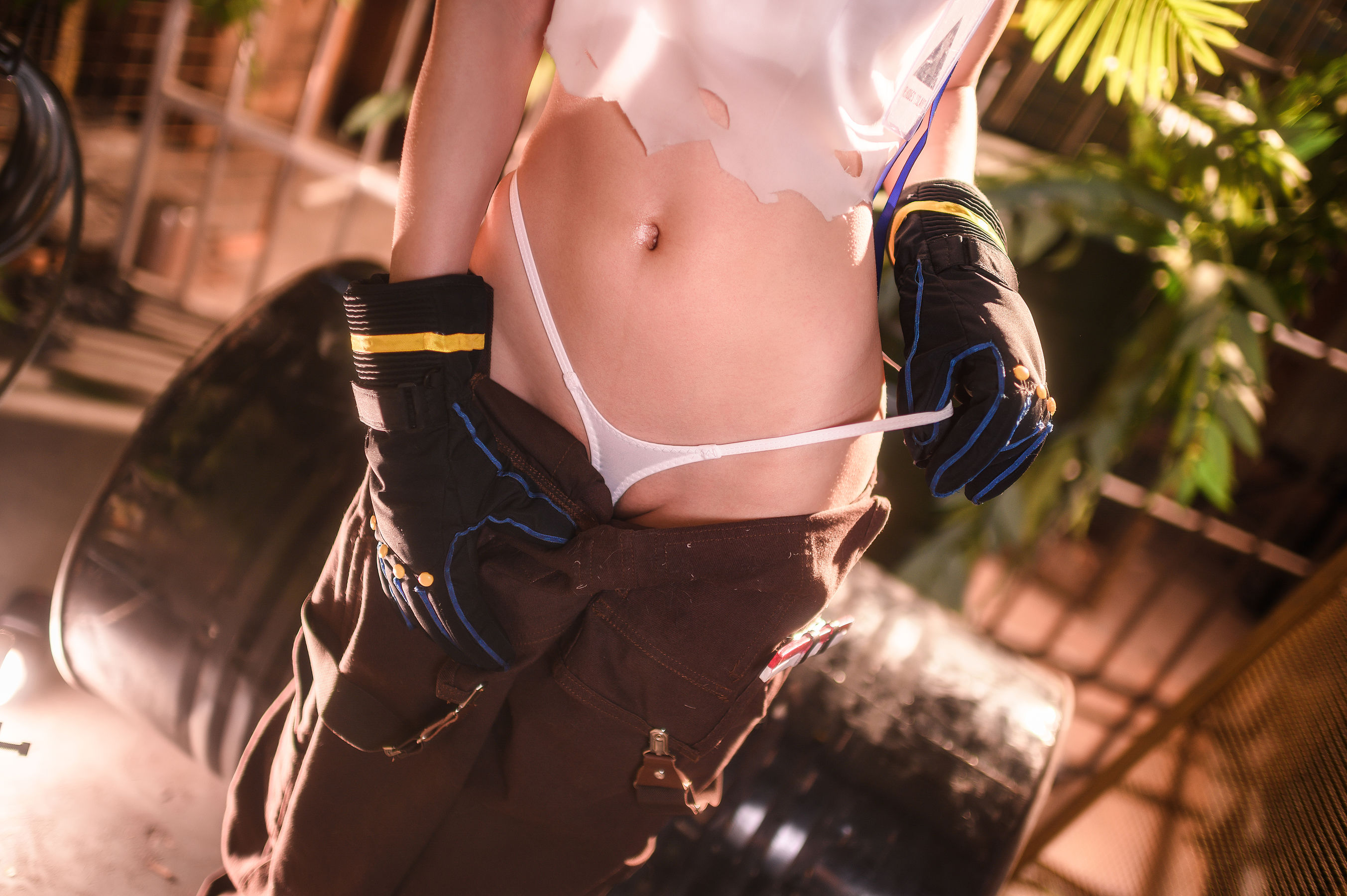 [网红COSER] 动漫博主阿包也是兔娘 - 明日方舟 森蚺