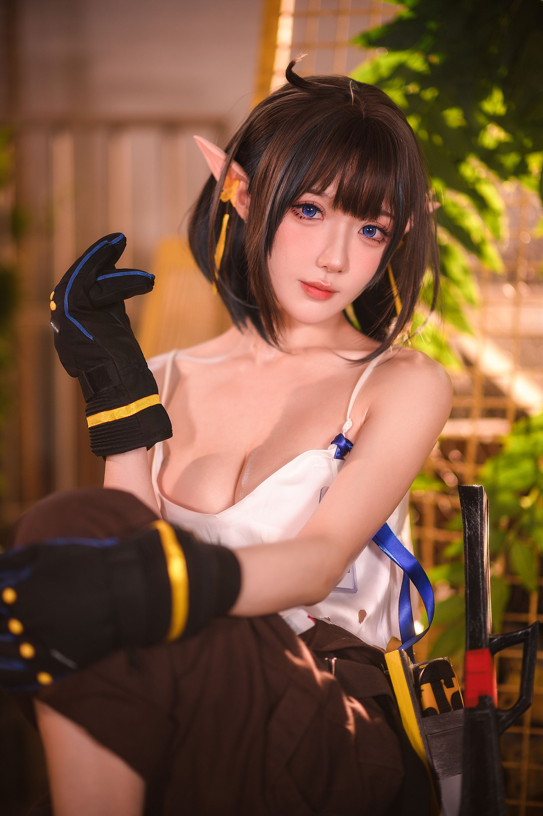 [网红COSER] 动漫博主阿包也是兔娘 - 明日方舟 森蚺