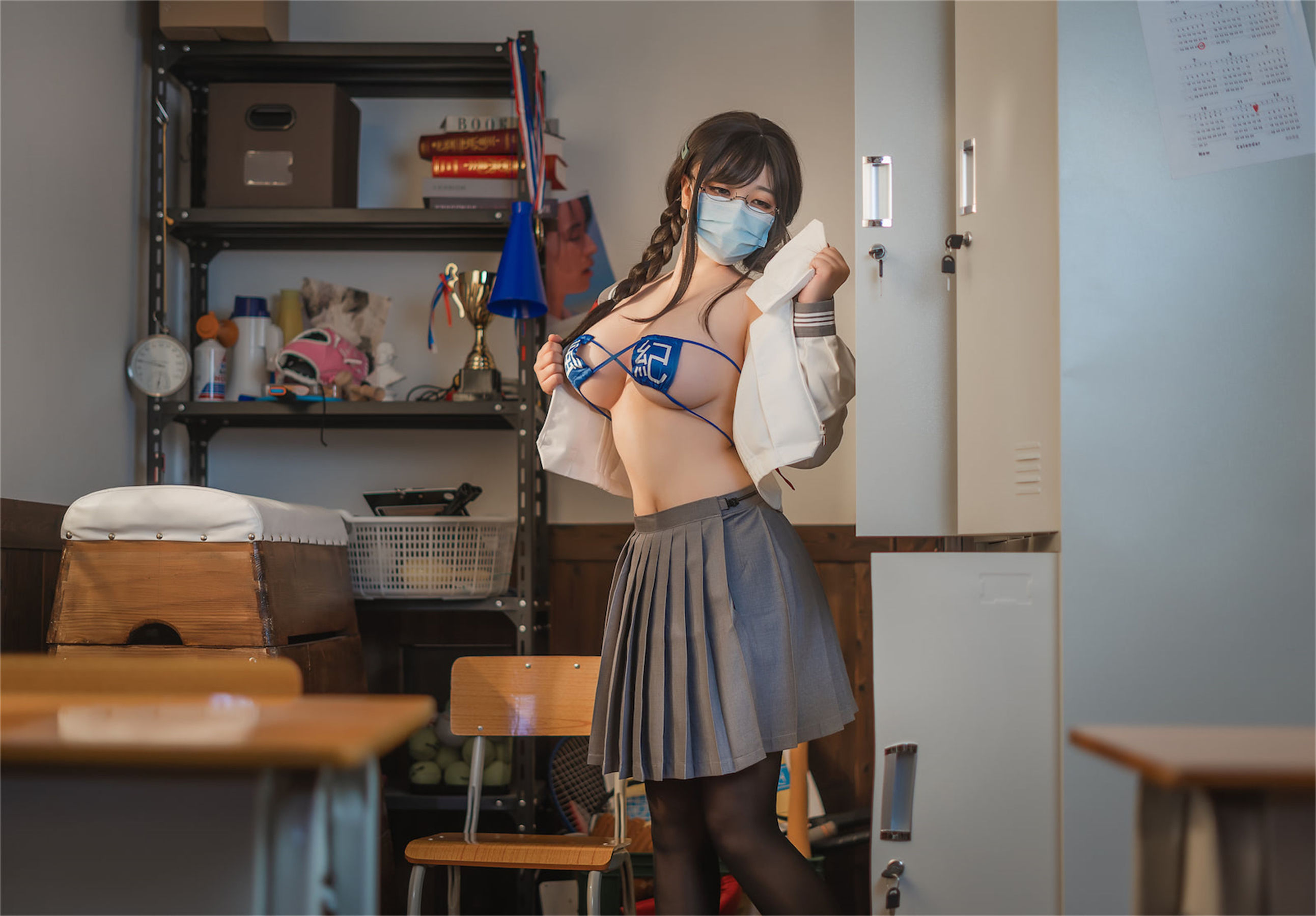 [网红COSER] 啊日日_Ganlory - 放课后风纪委少女