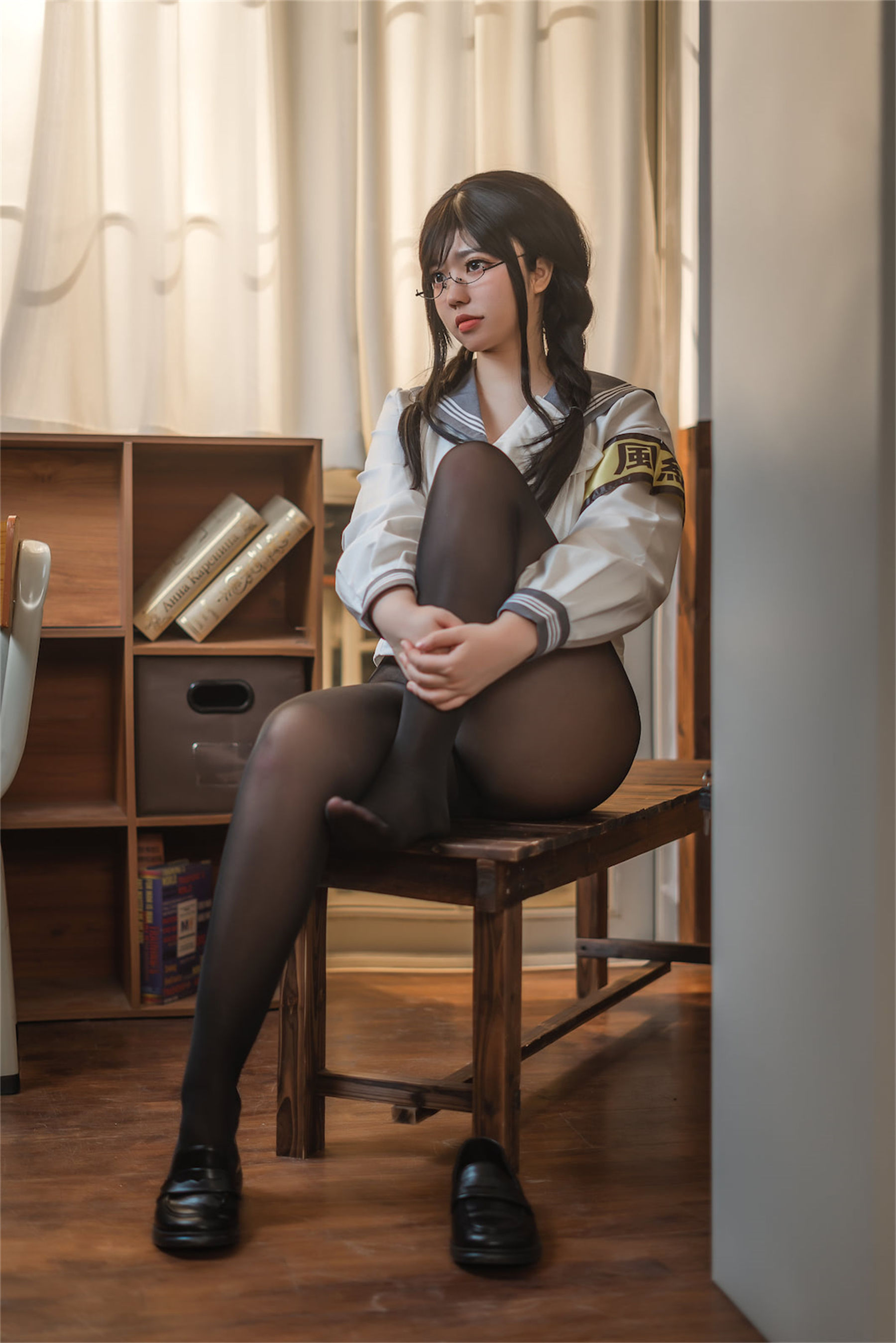 [网红COSER] 啊日日_Ganlory - 放课后风纪委少女