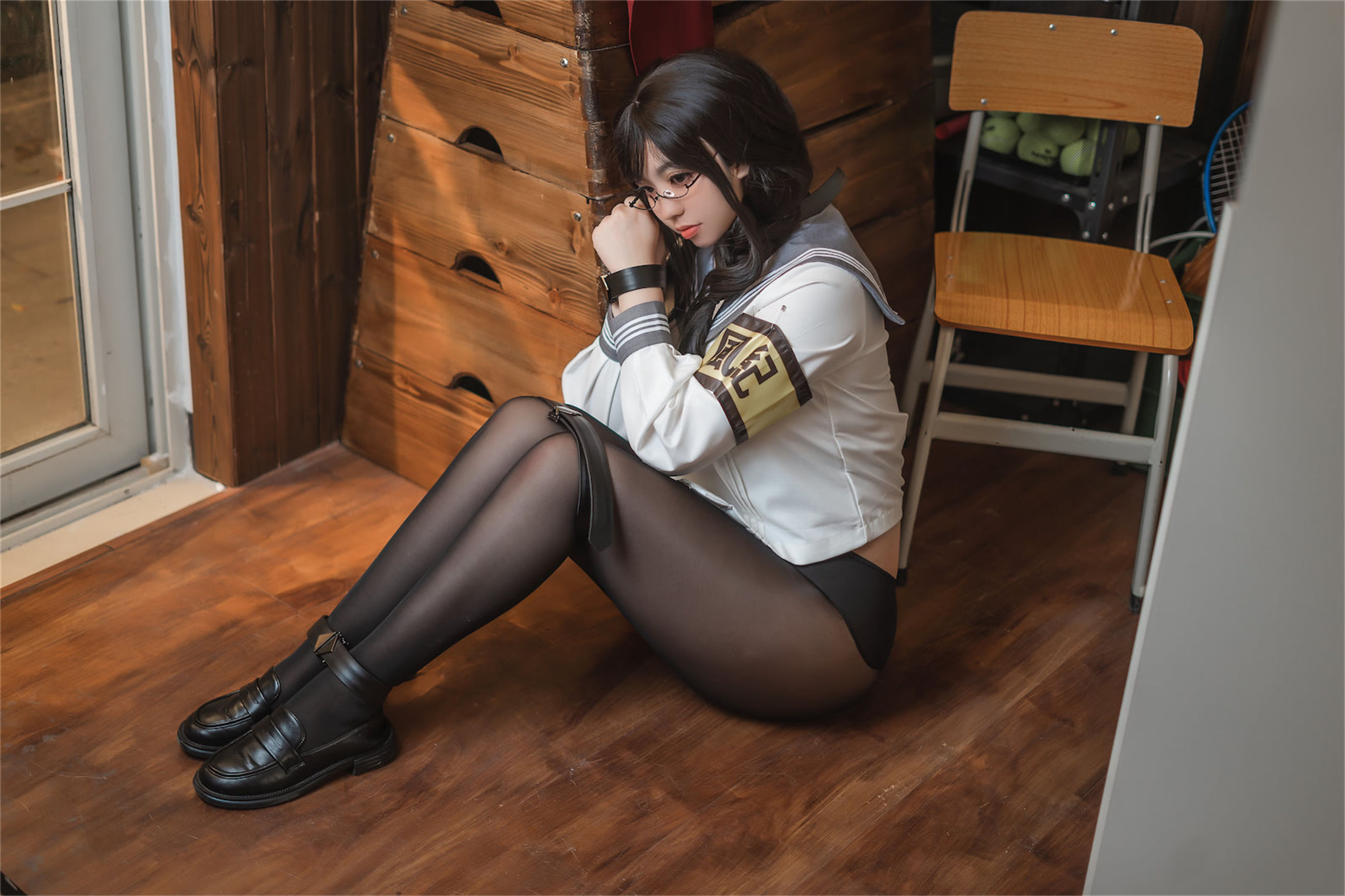 [网红COSER] 啊日日_Ganlory - 放课后风纪委少女