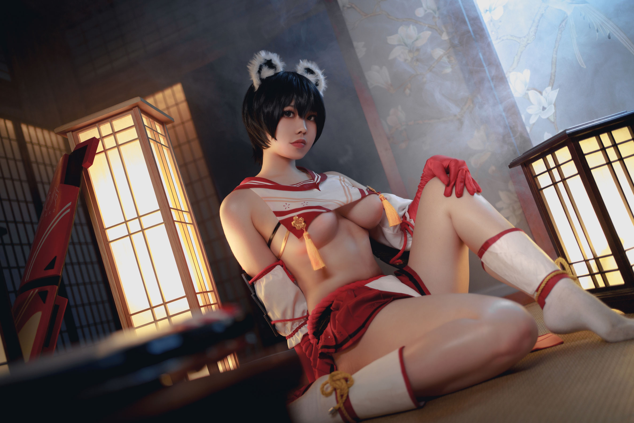 [网红COSER] 啊日日_Ganlory - 椿