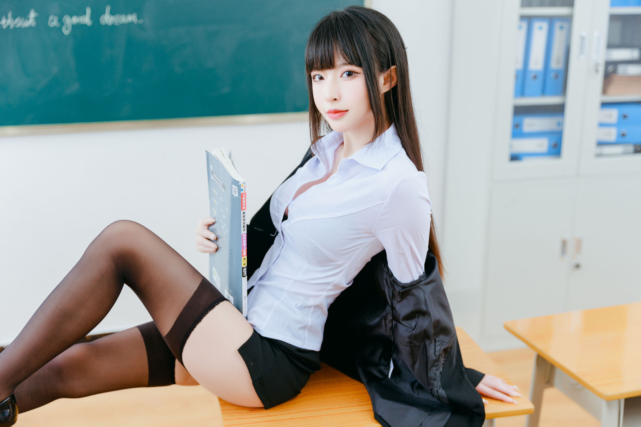 [网红COSER] 尤物清水由乃 - 放学后的秘密辅导