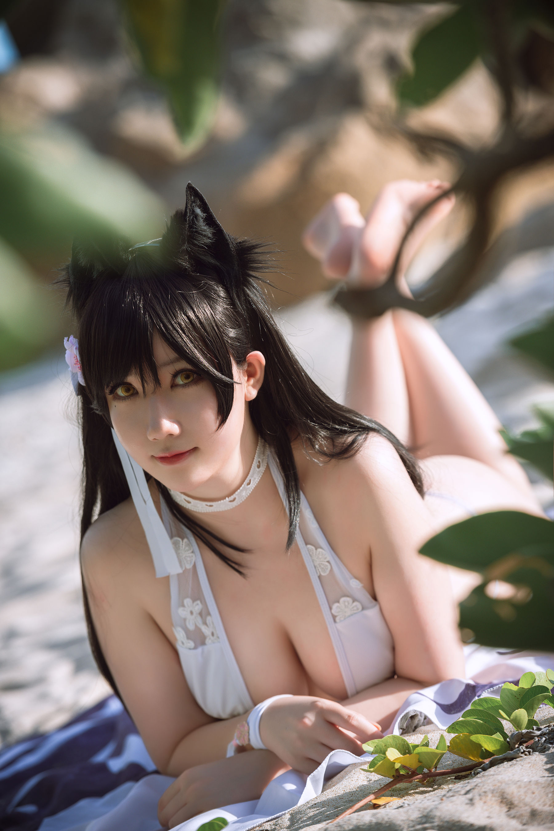[网红COSER] 微肉感萌妹是本末末 - 爱宕泳装