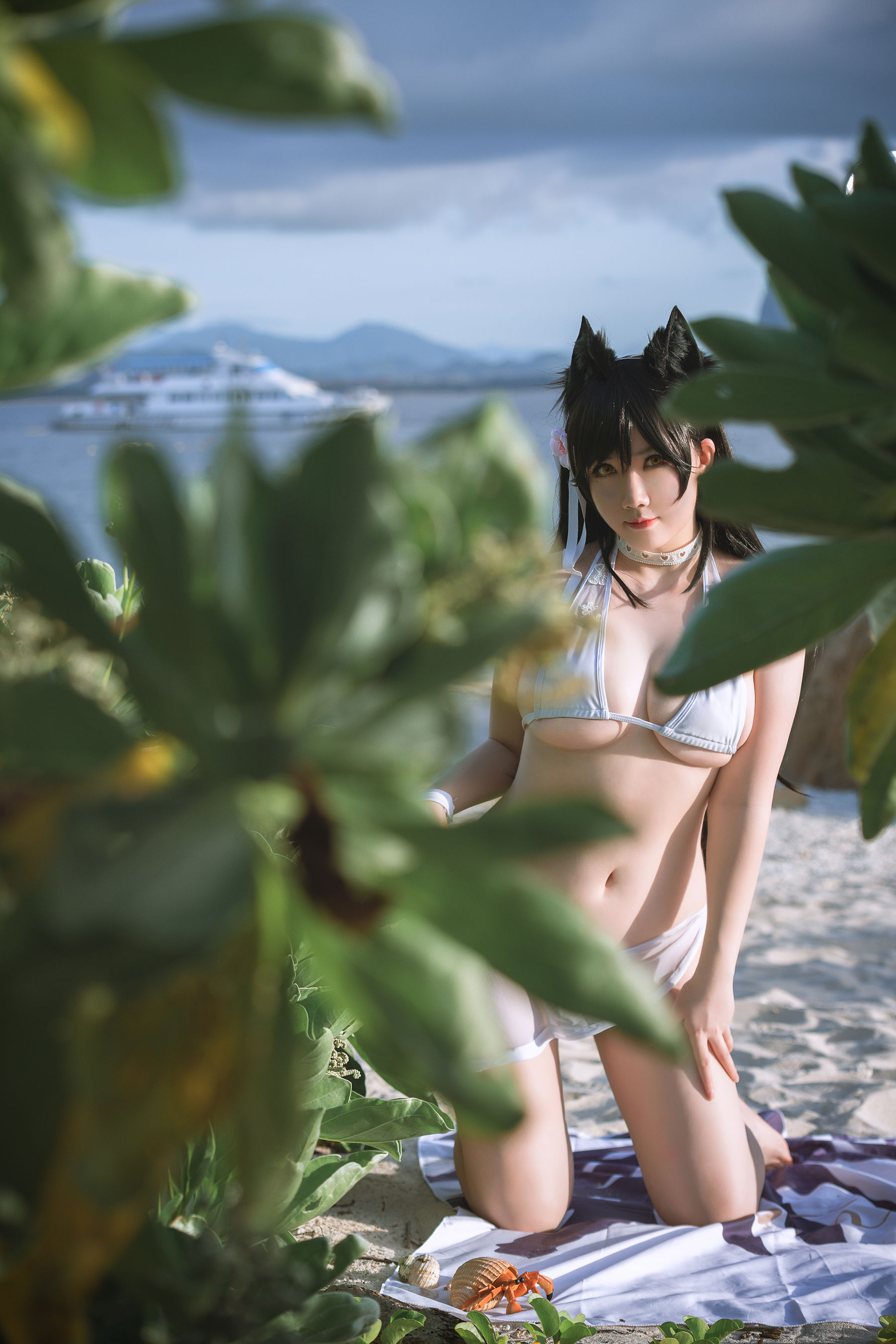 [网红COSER] 微肉感萌妹是本末末 - 爱宕泳装