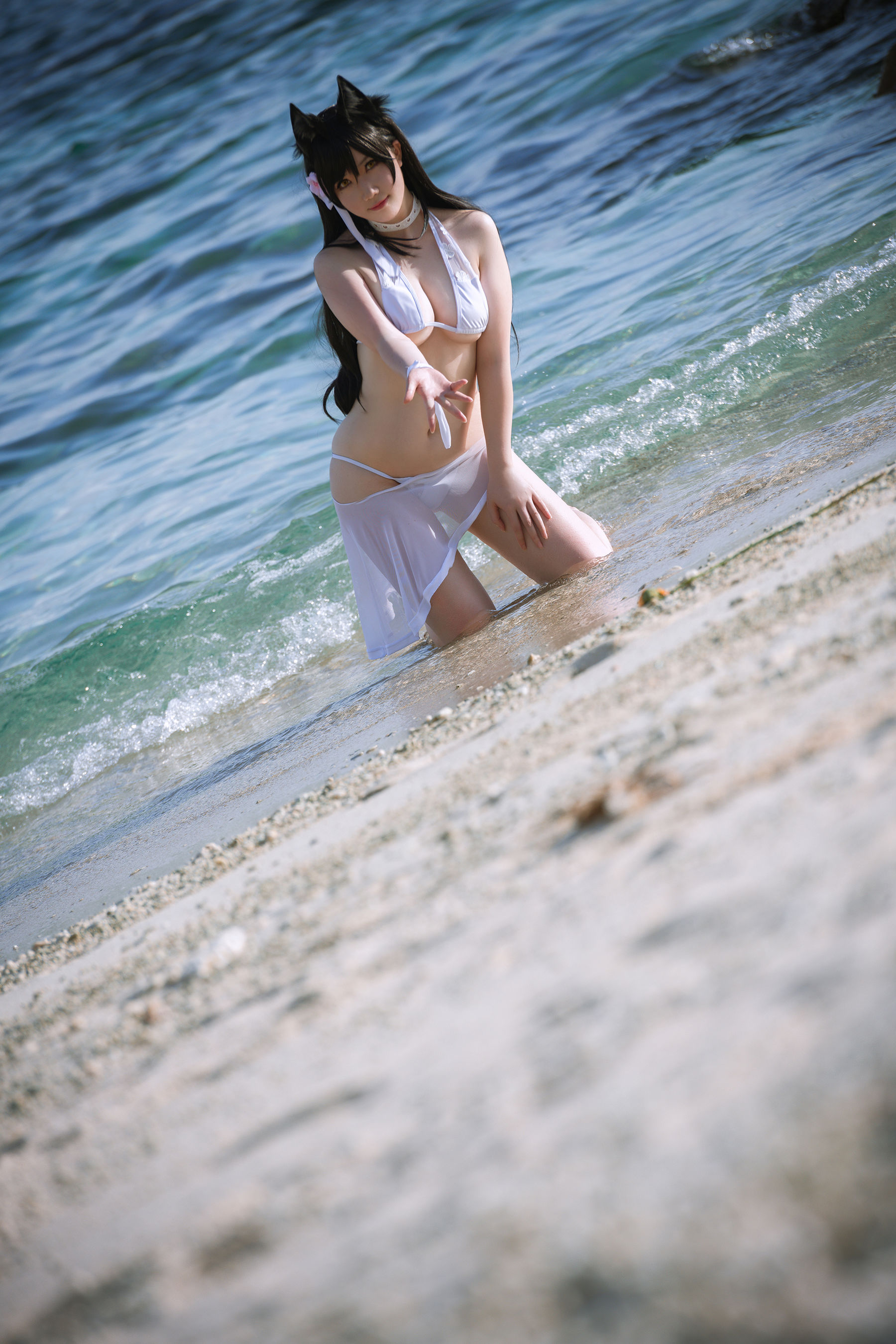 [网红COSER] 微肉感萌妹是本末末 - 爱宕泳装