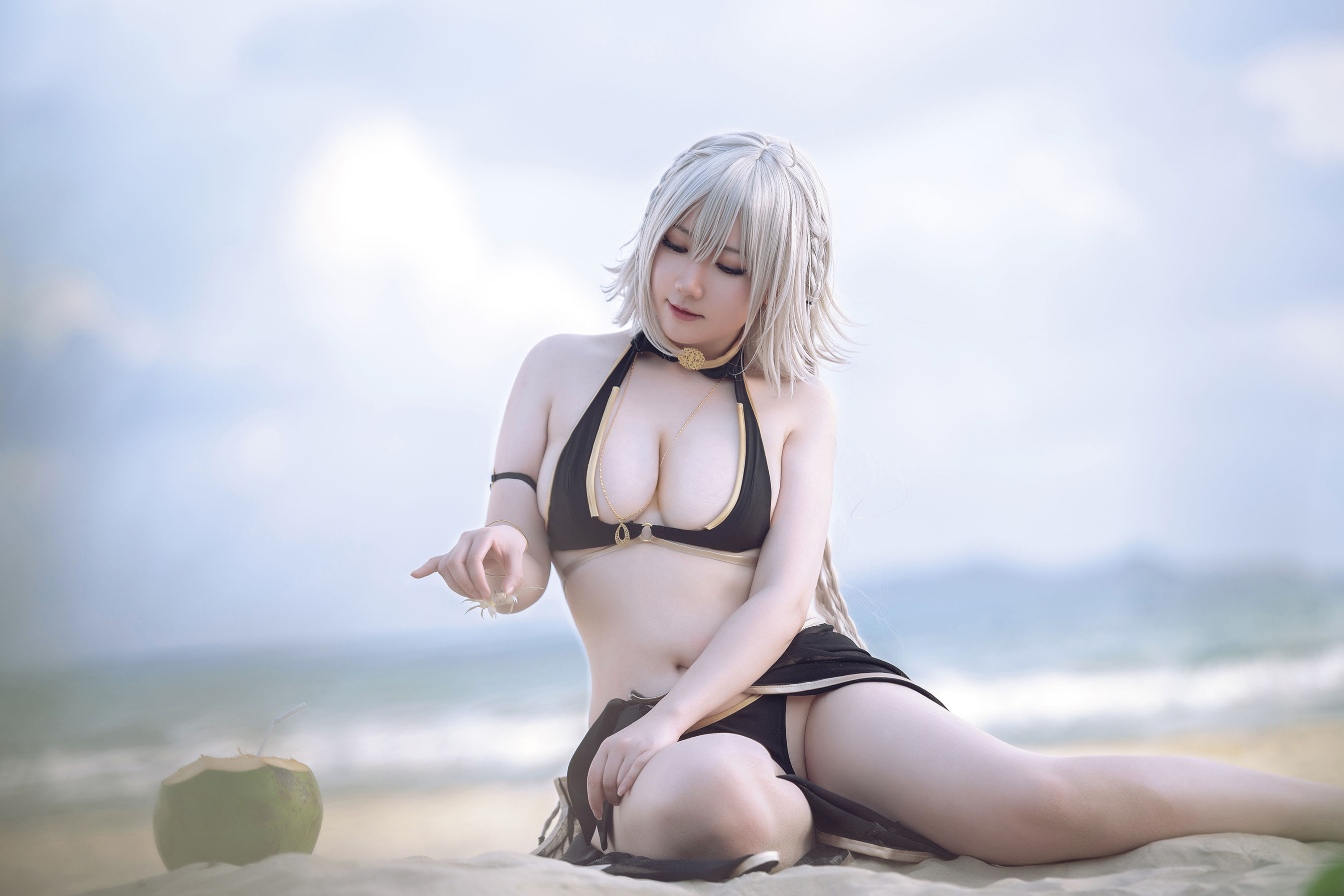 [网红COSER] 微肉感萌妹是本末末 - 贞德