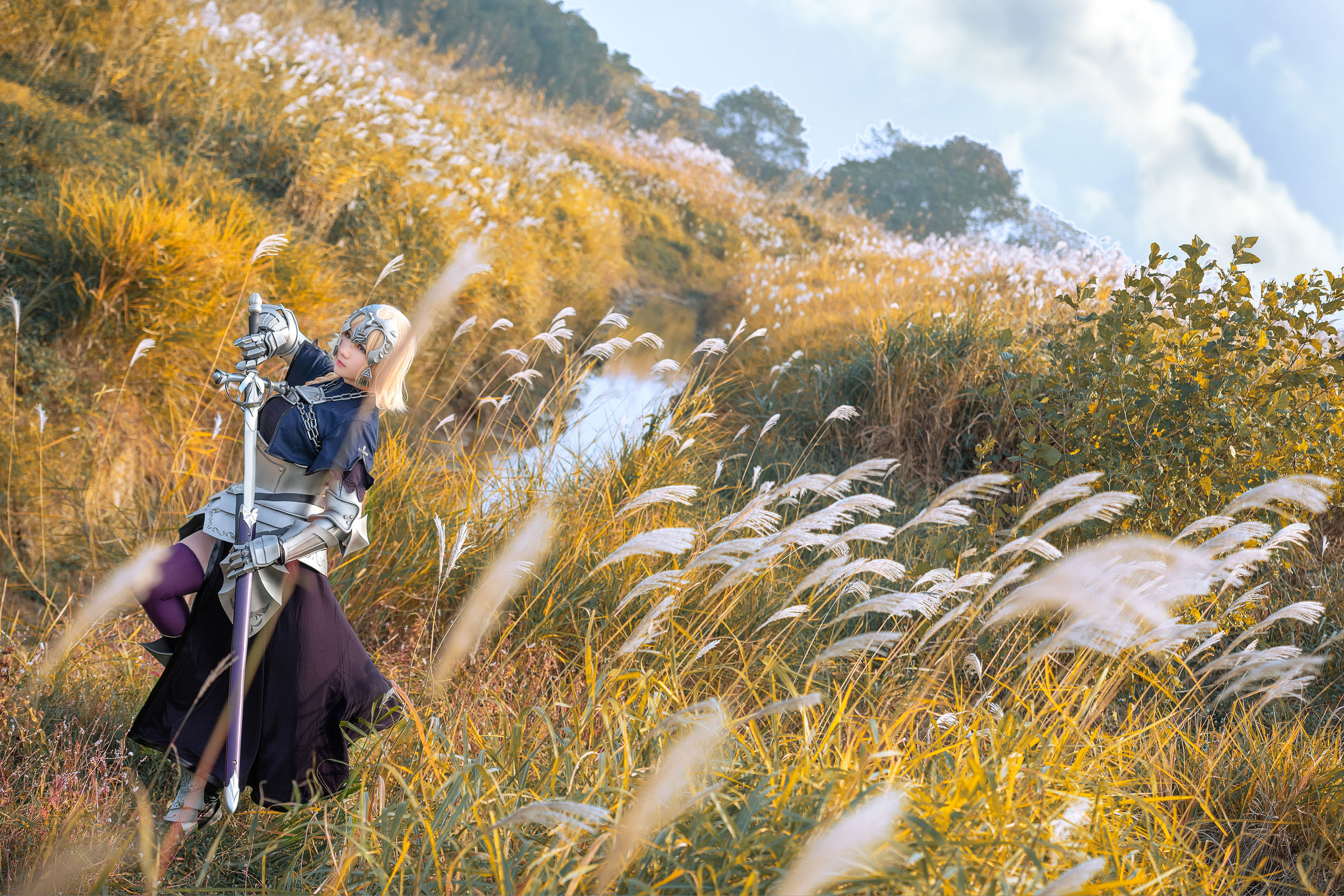 [网红COSER] 微肉感萌妹是本末末 - 贞德