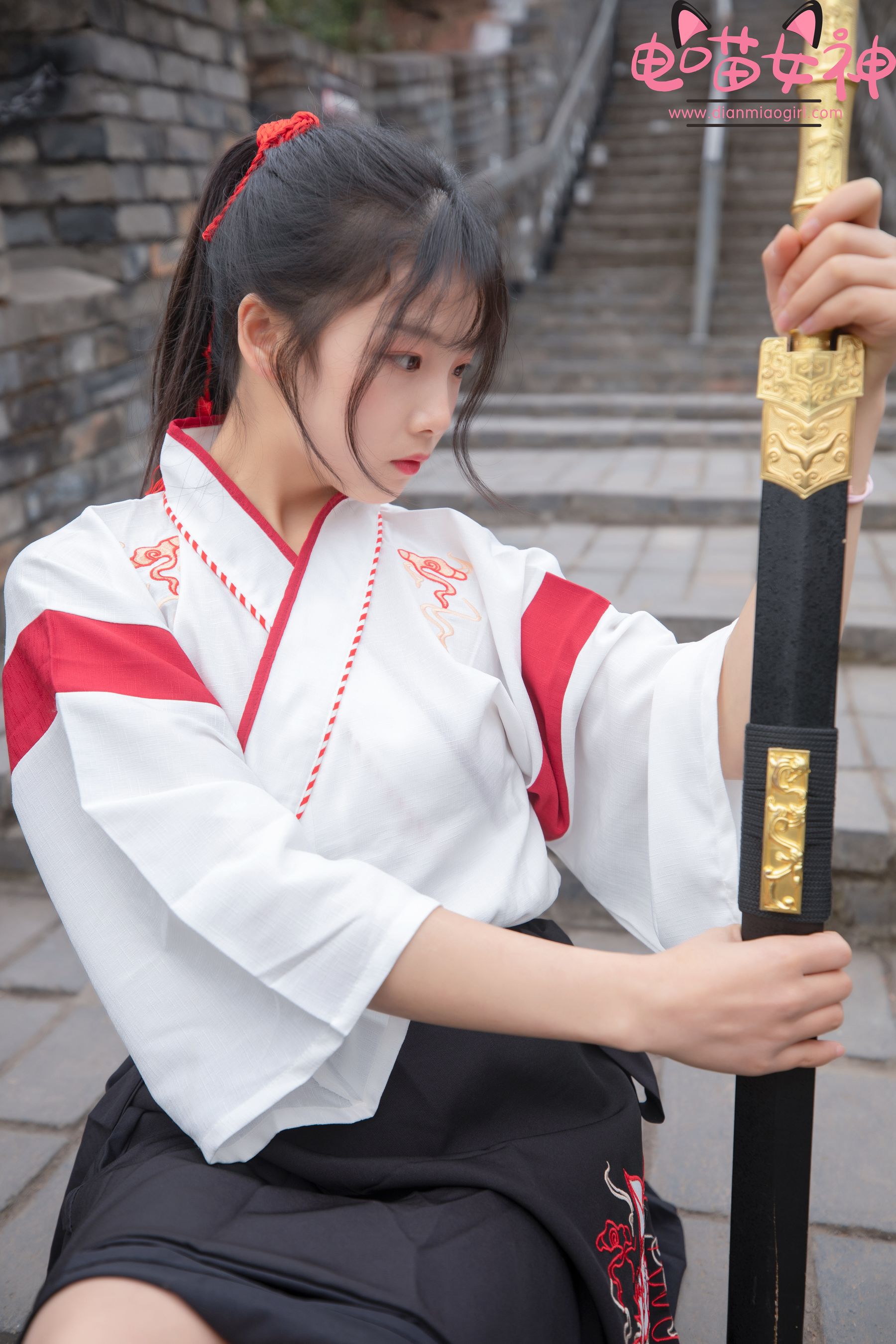 [网红COSER] 电喵女神 - 灵唯 长城古装