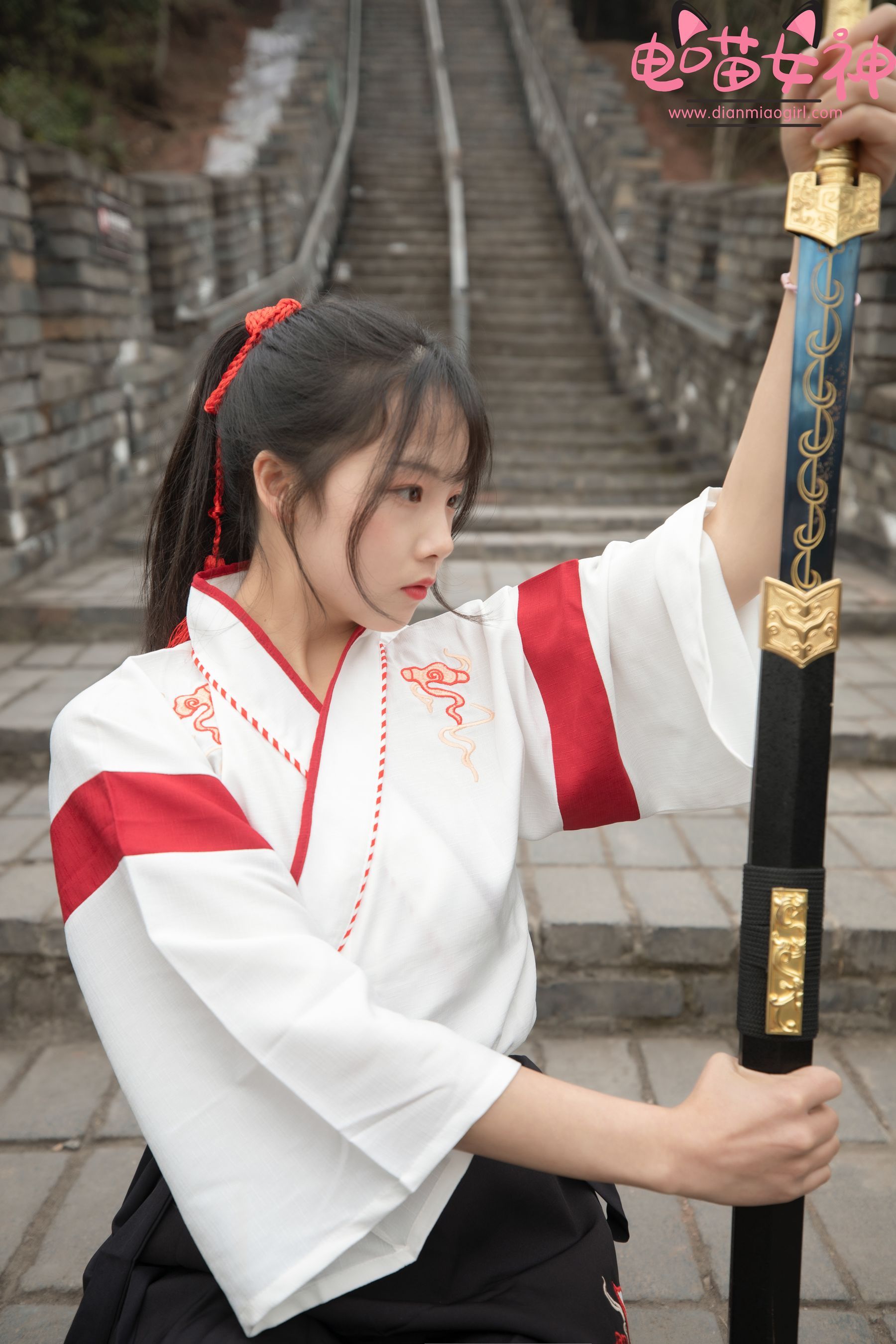 [网红COSER] 电喵女神 - 灵唯 长城古装