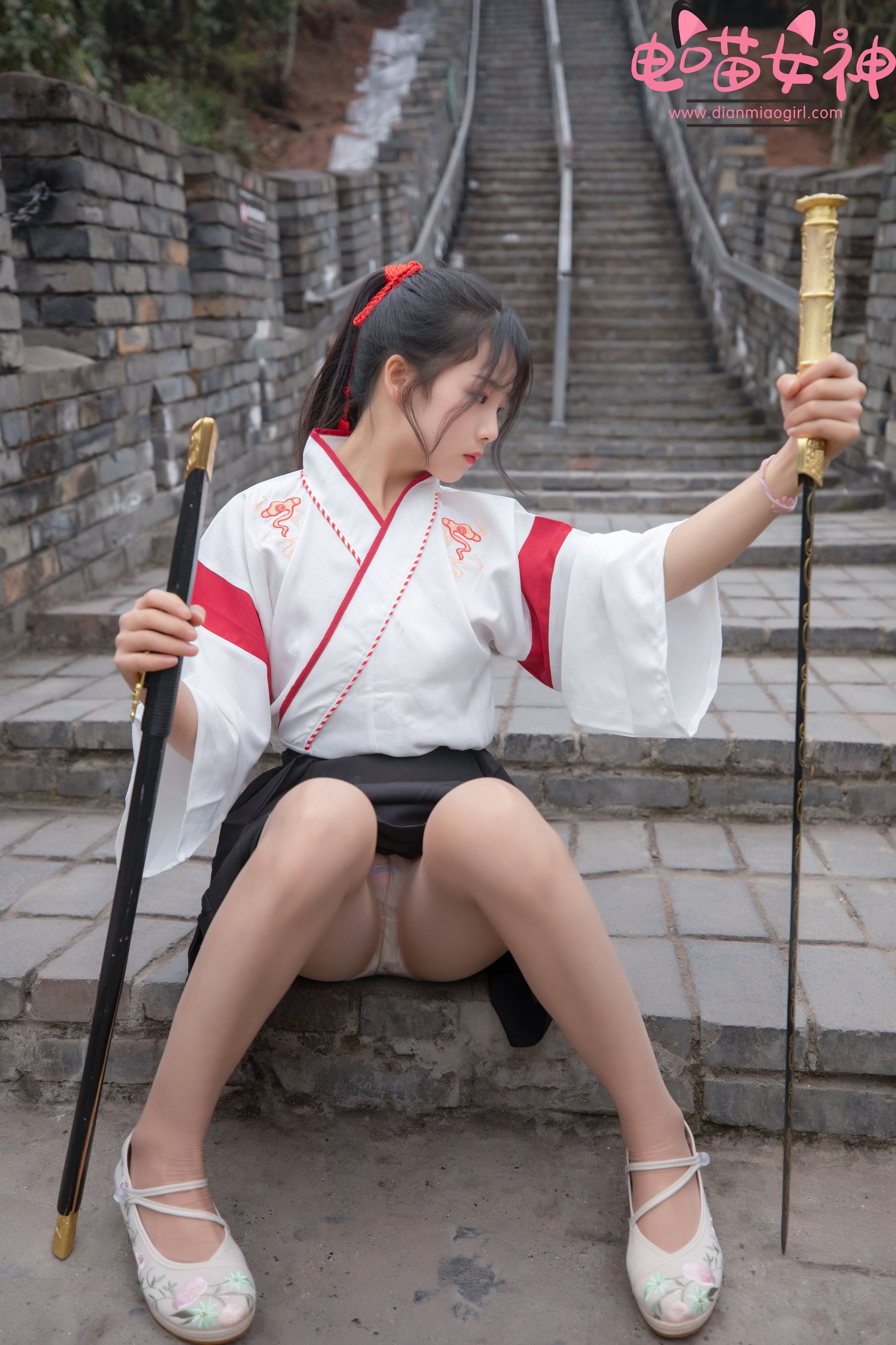 [网红COSER] 电喵女神 - 灵唯 长城古装