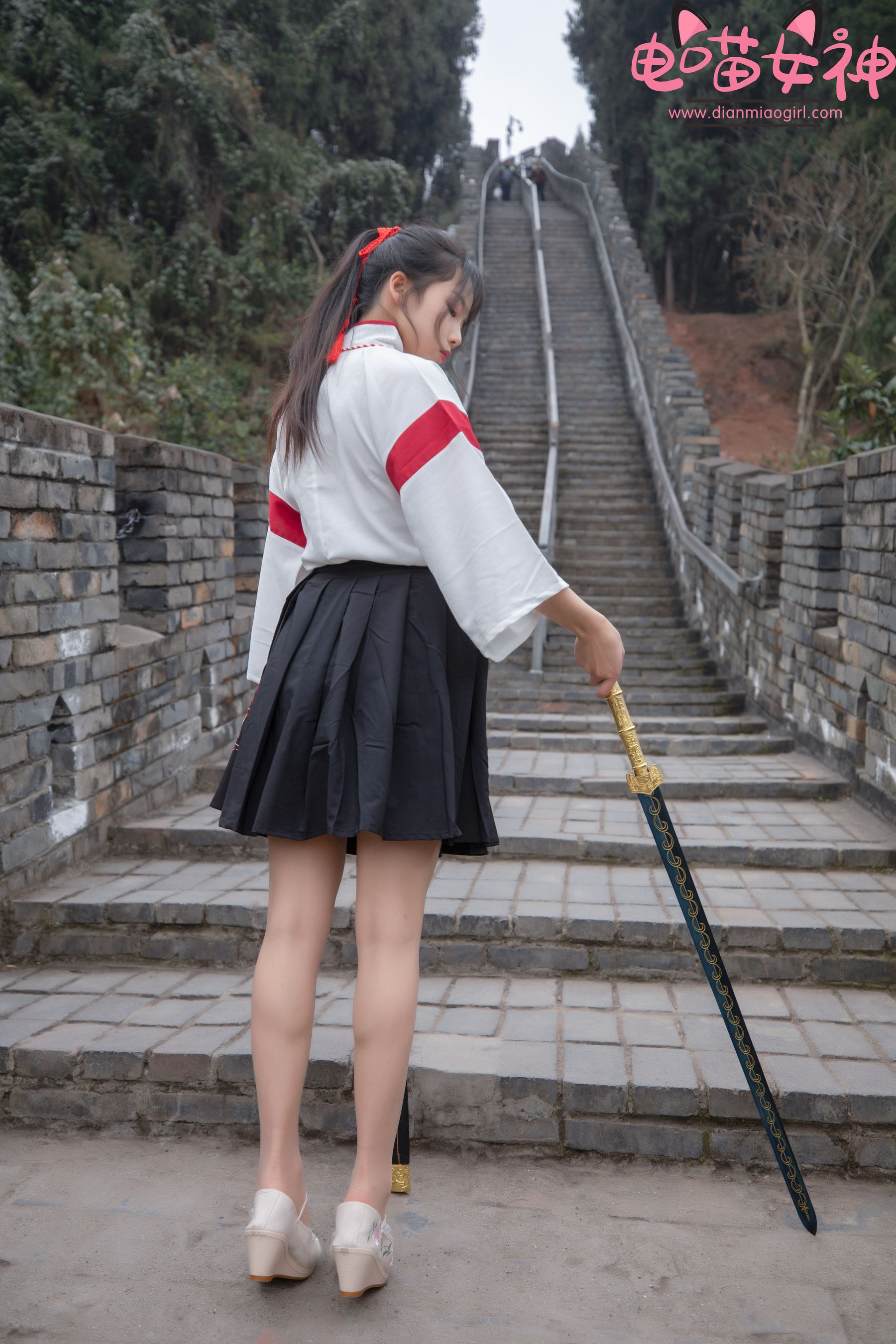 [网红COSER] 电喵女神 - 灵唯 长城古装