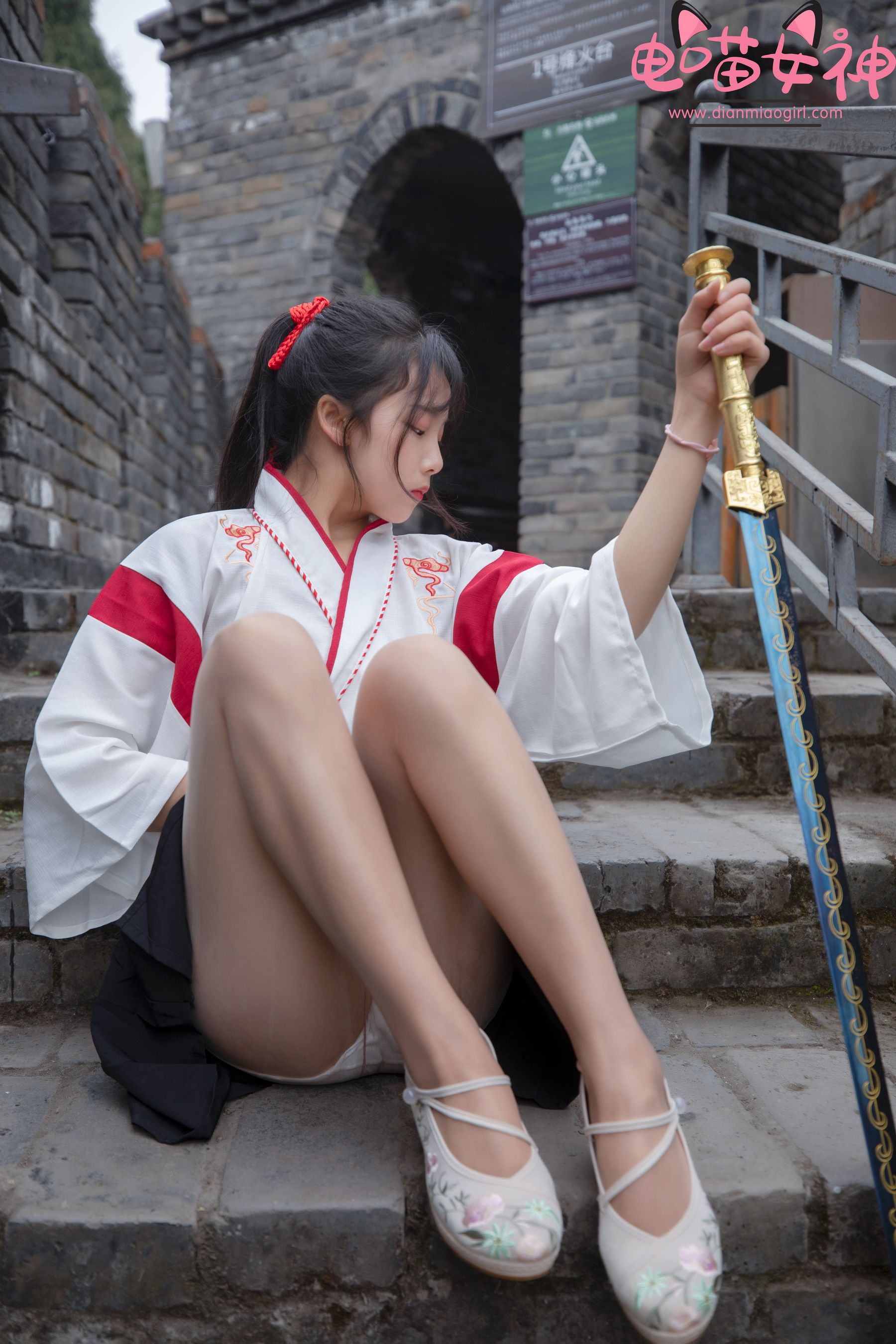 [网红COSER] 电喵女神 - 灵唯 长城古装