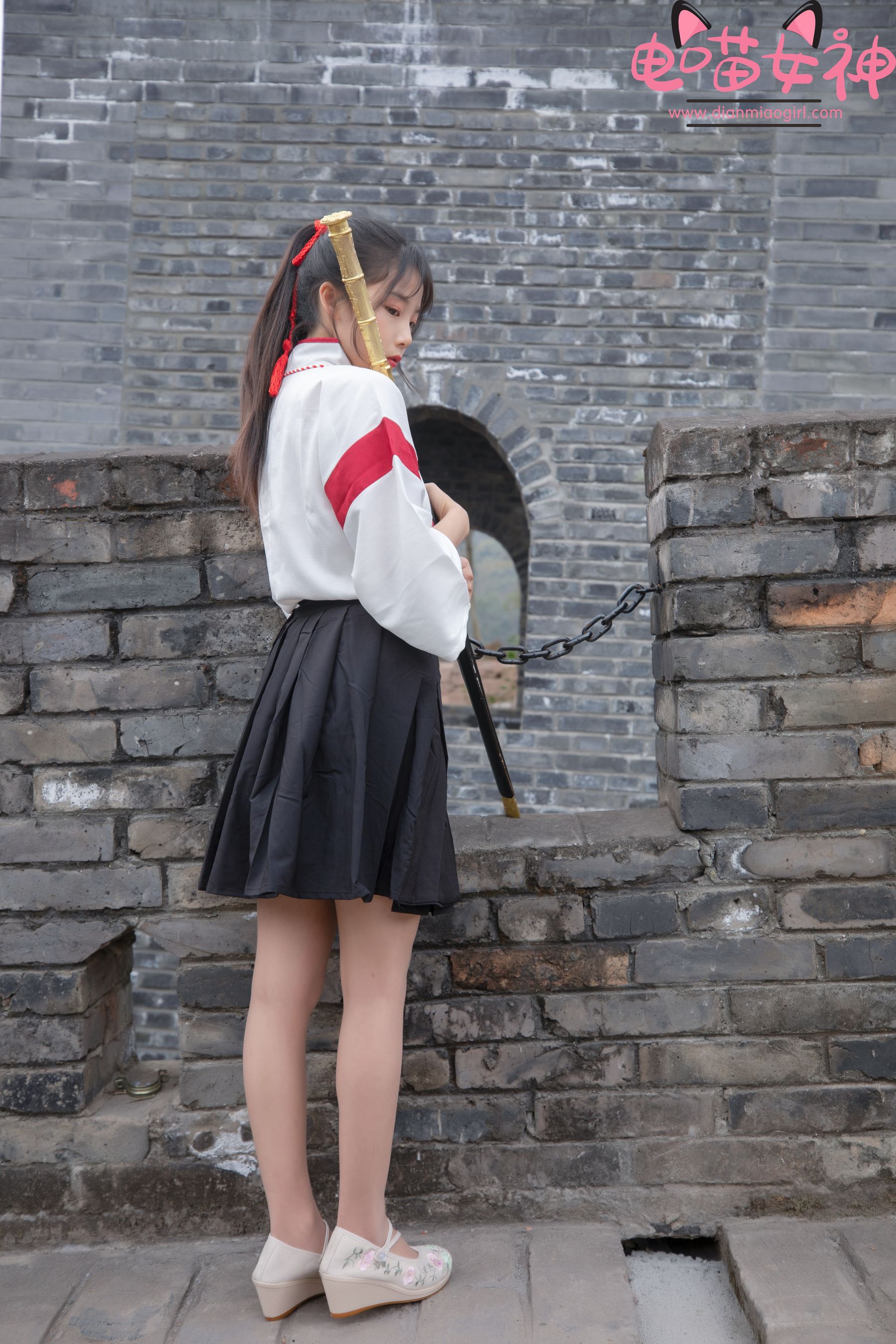 [网红COSER] 电喵女神 - 灵唯 长城古装