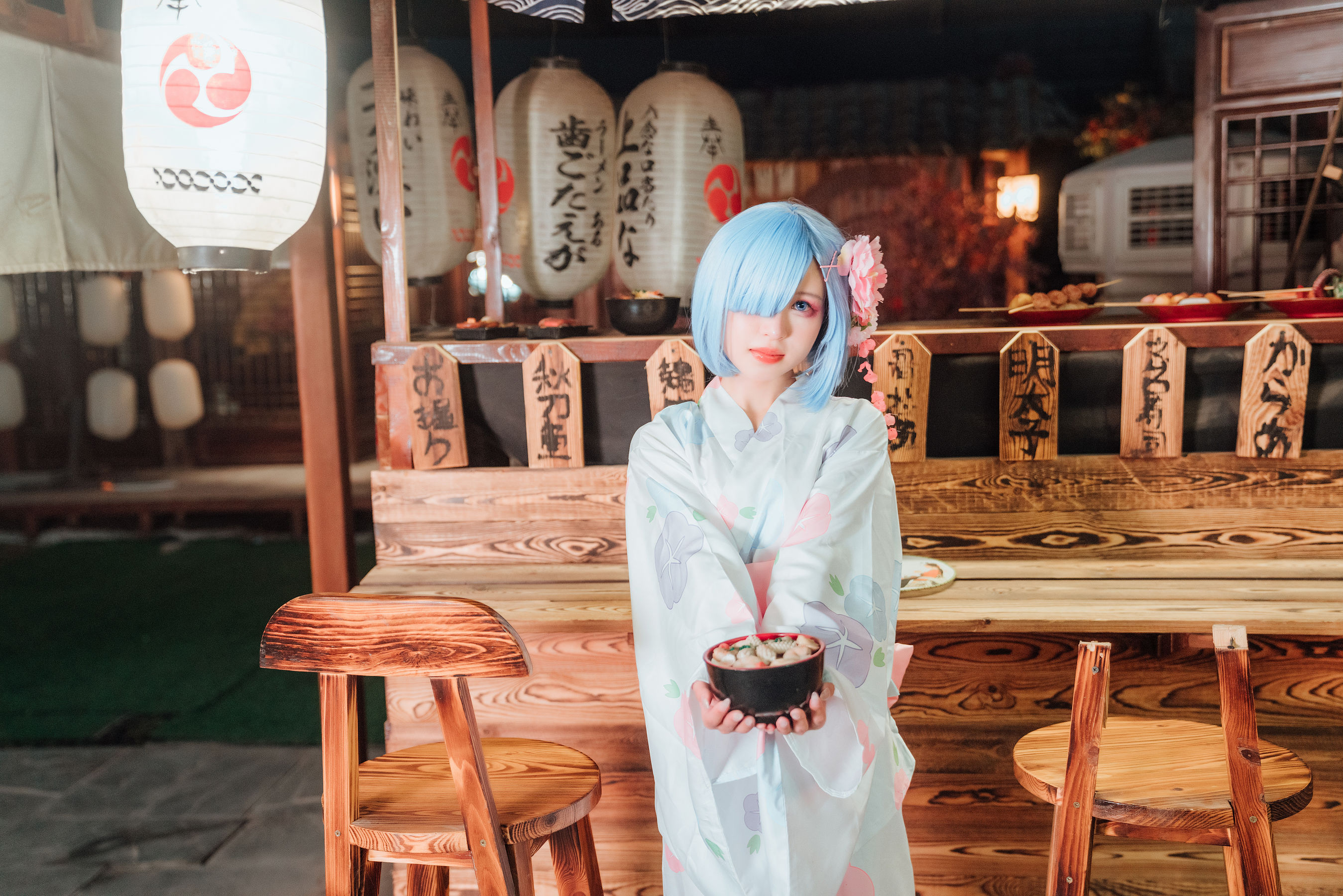 [网红COSER] 美少女晕崽 - 和服雷姆