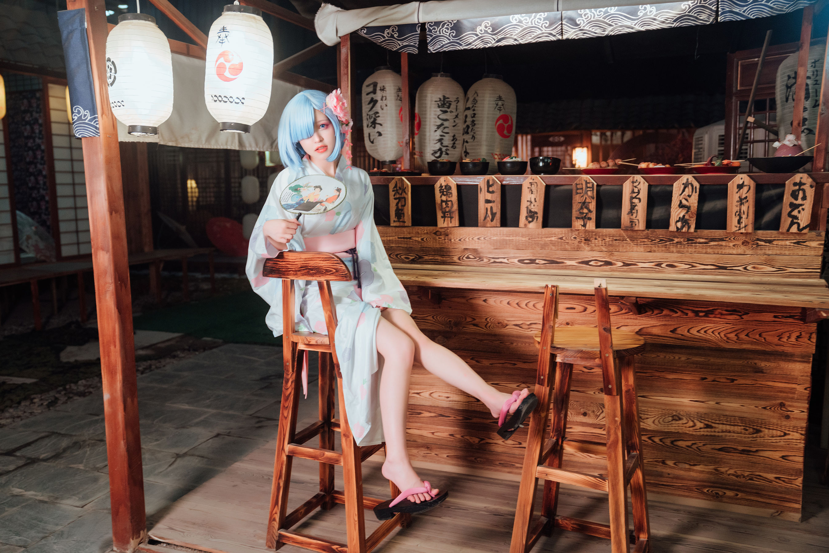 [网红COSER] 美少女晕崽 - 和服雷姆