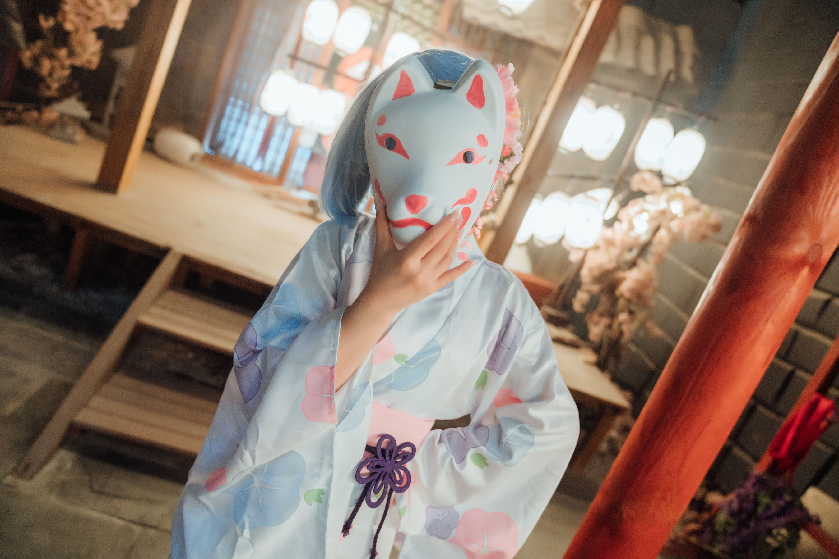 [网红COSER] 美少女晕崽 - 和服雷姆
