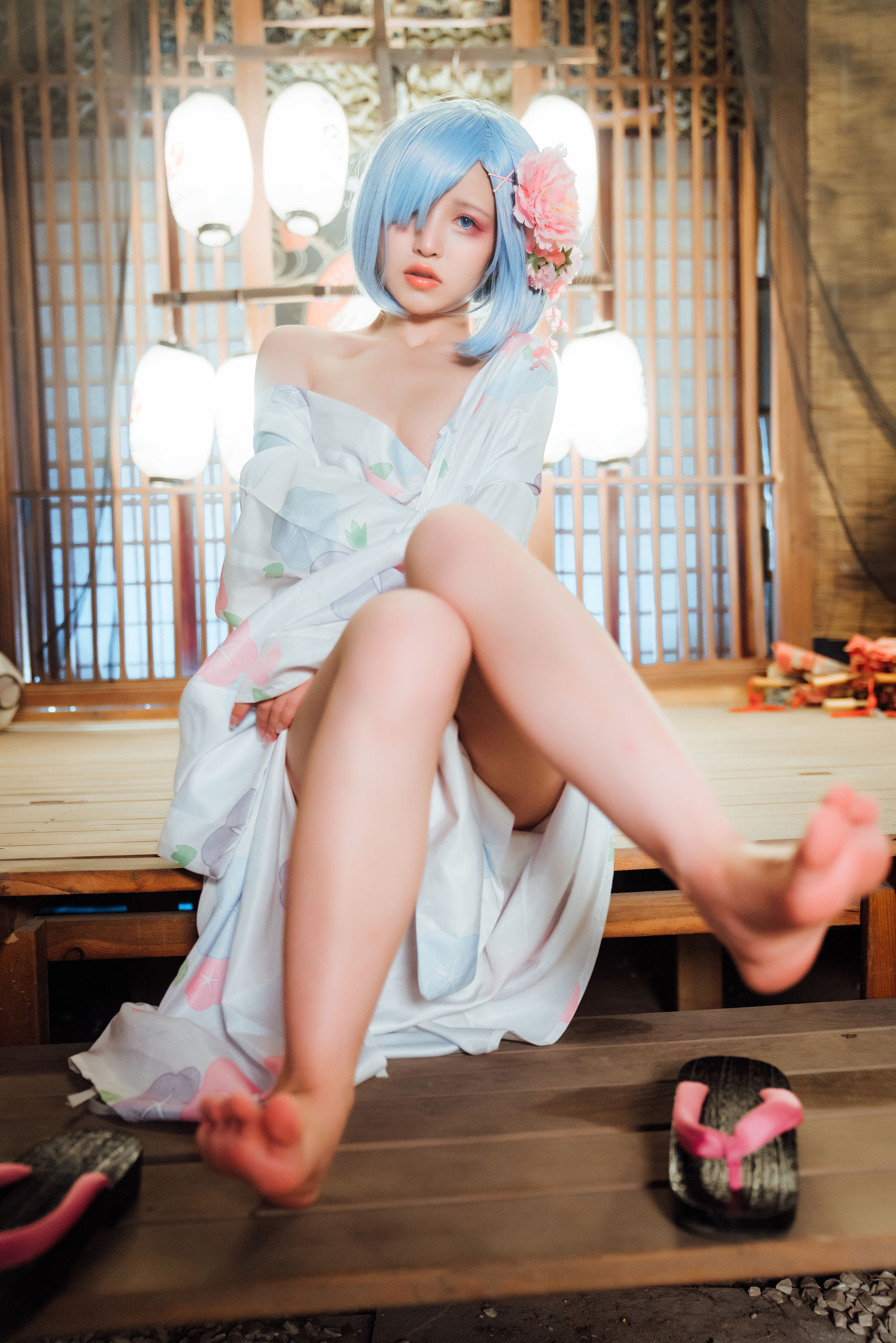 [网红COSER] 美少女晕崽 - 和服雷姆