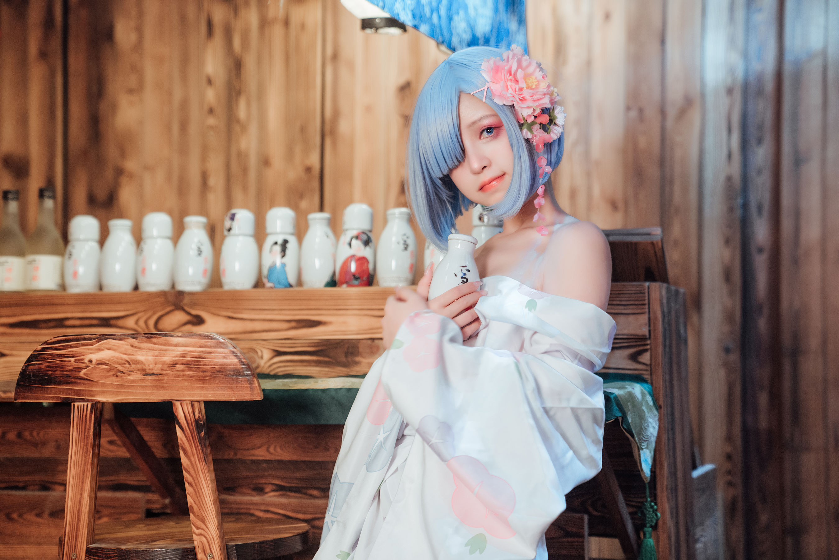 [网红COSER] 美少女晕崽 - 和服雷姆