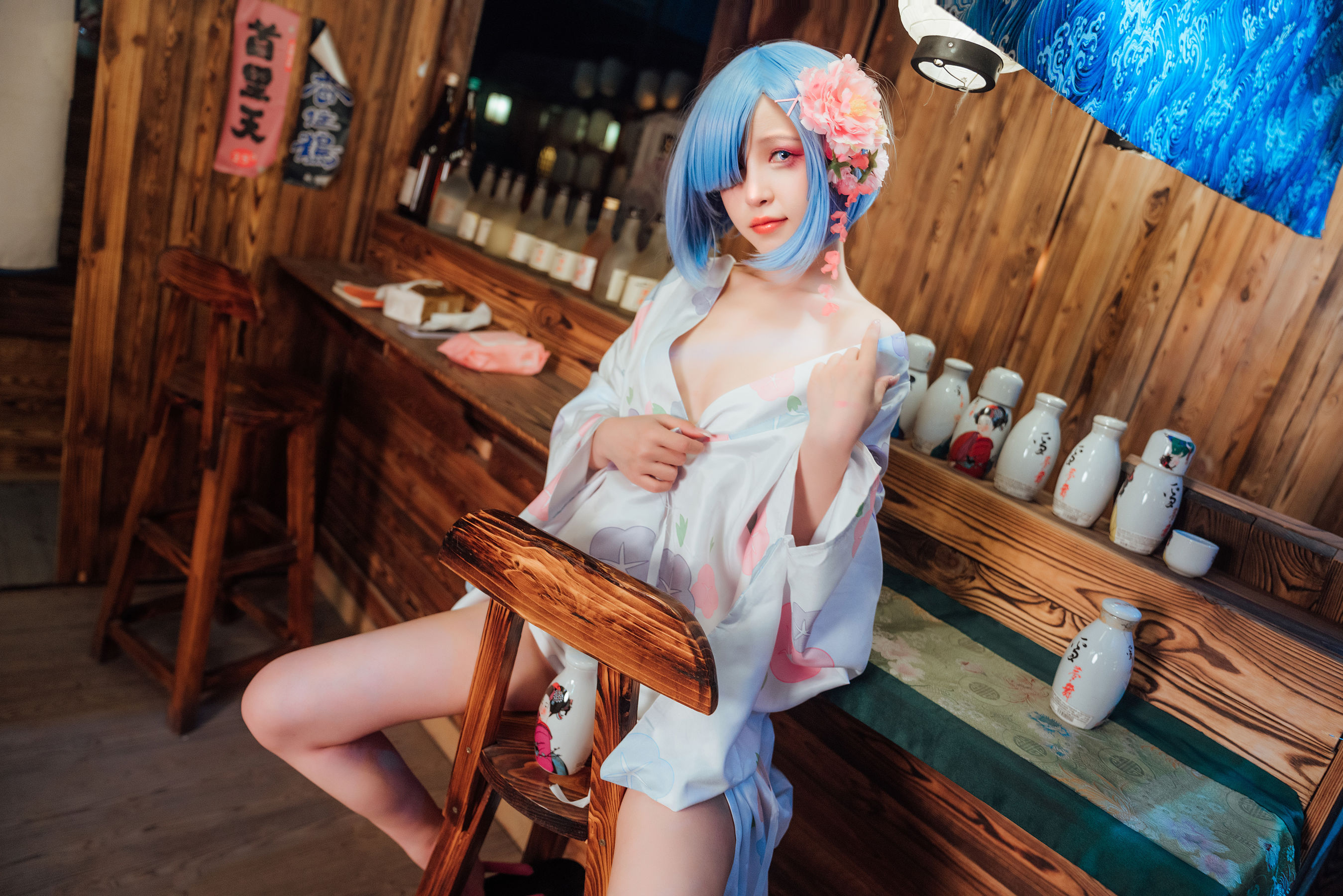 [网红COSER] 美少女晕崽 - 和服雷姆