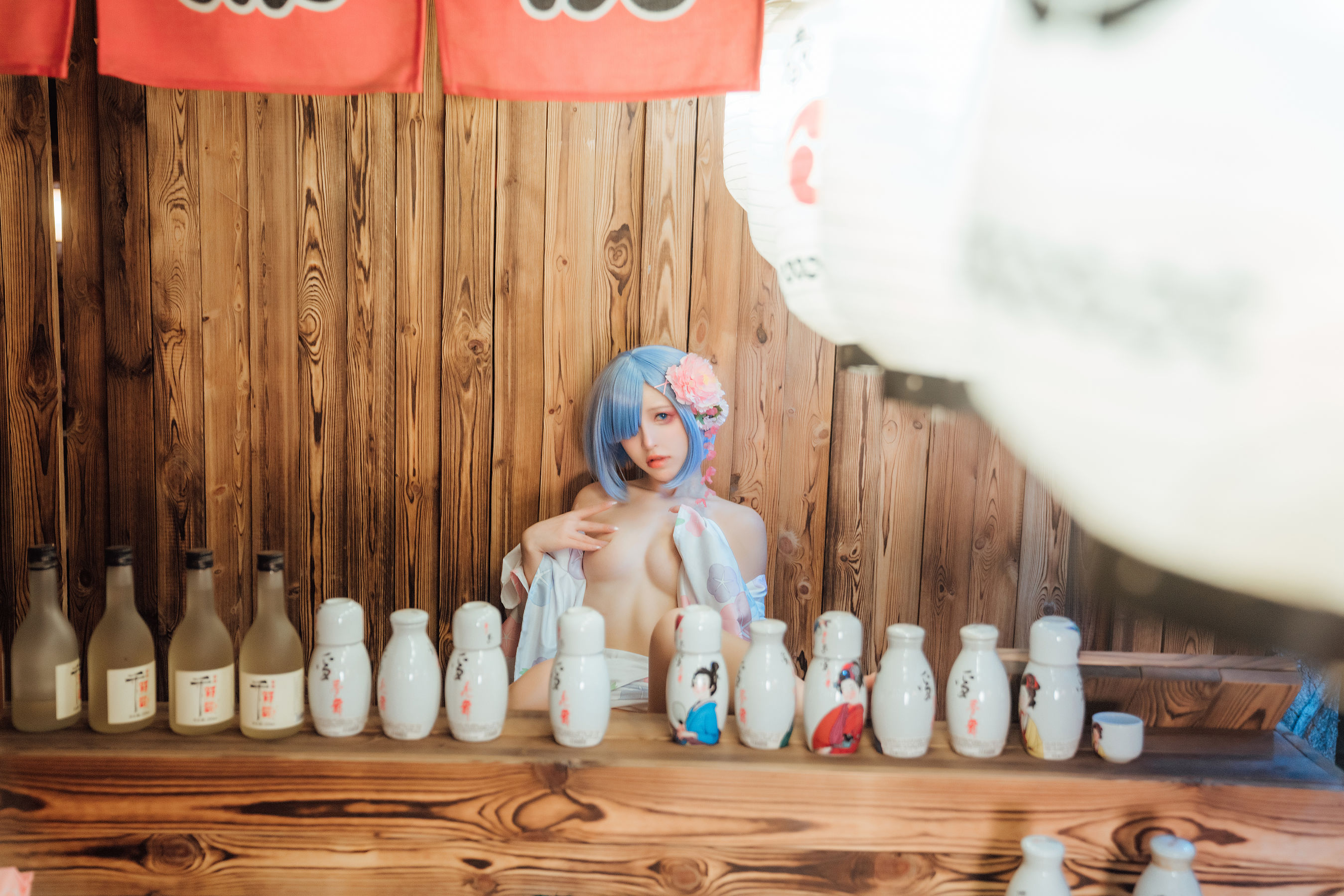 [网红COSER] 美少女晕崽 - 和服雷姆