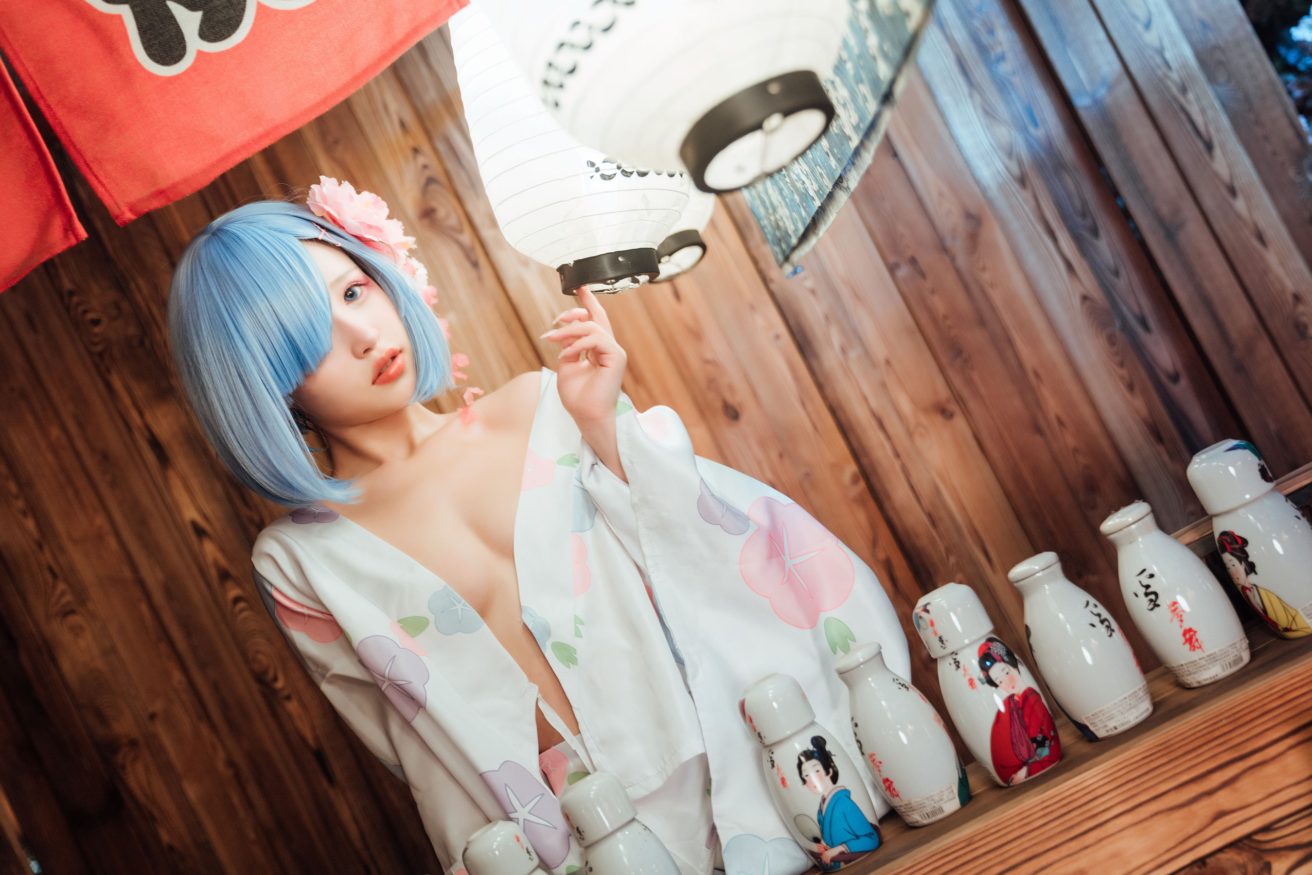 [网红COSER] 美少女晕崽 - 和服雷姆