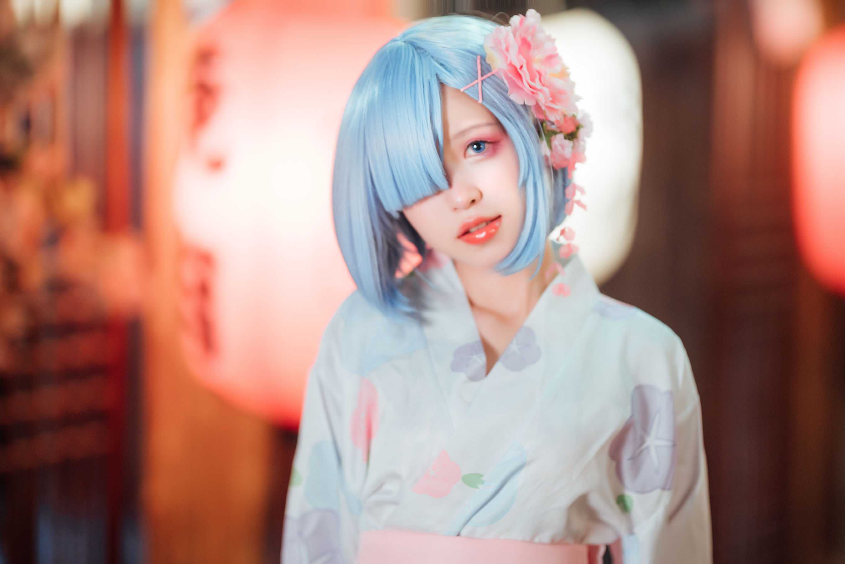 [网红COSER] 美少女晕崽 - 和服雷姆