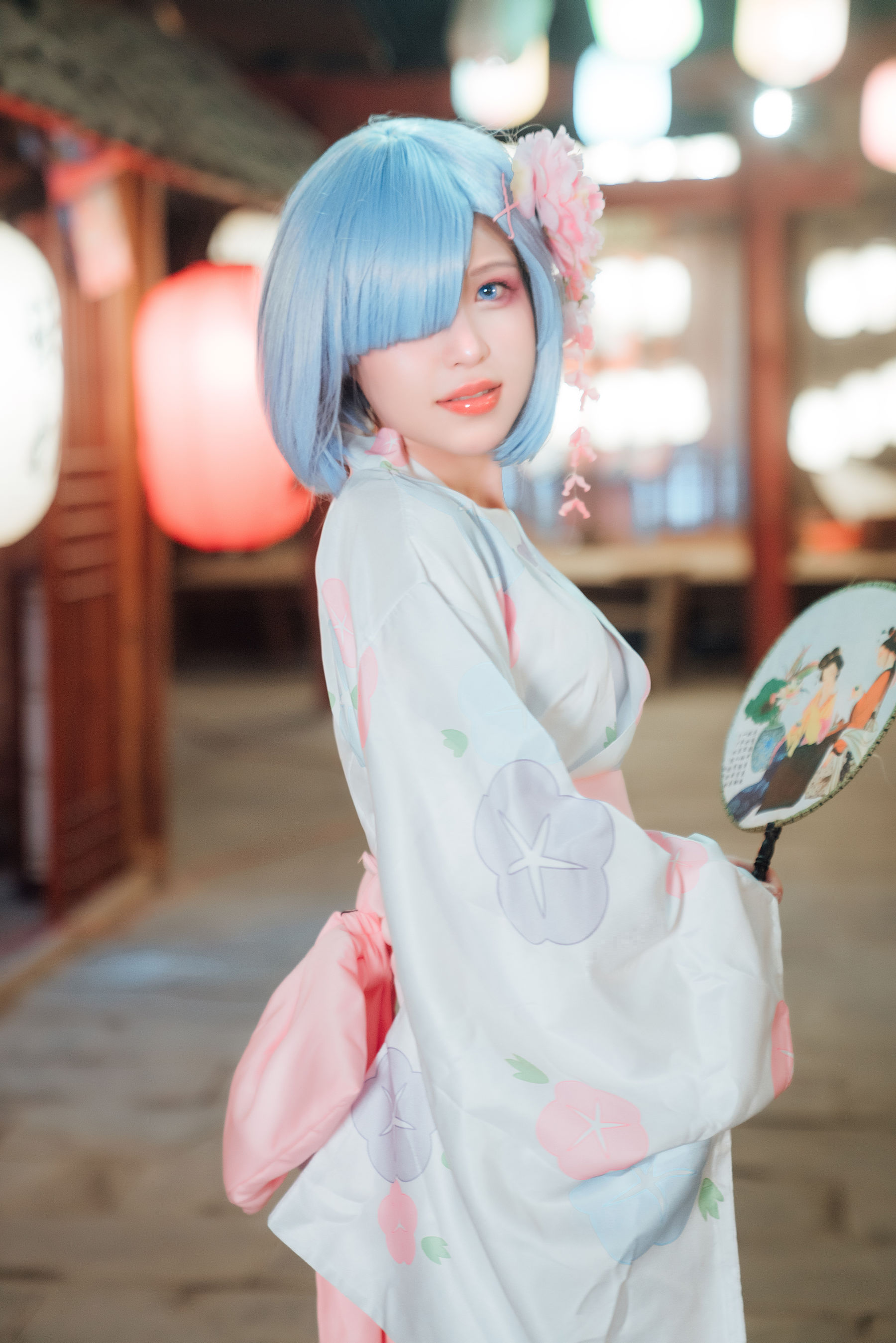 [网红COSER] 美少女晕崽 - 和服雷姆