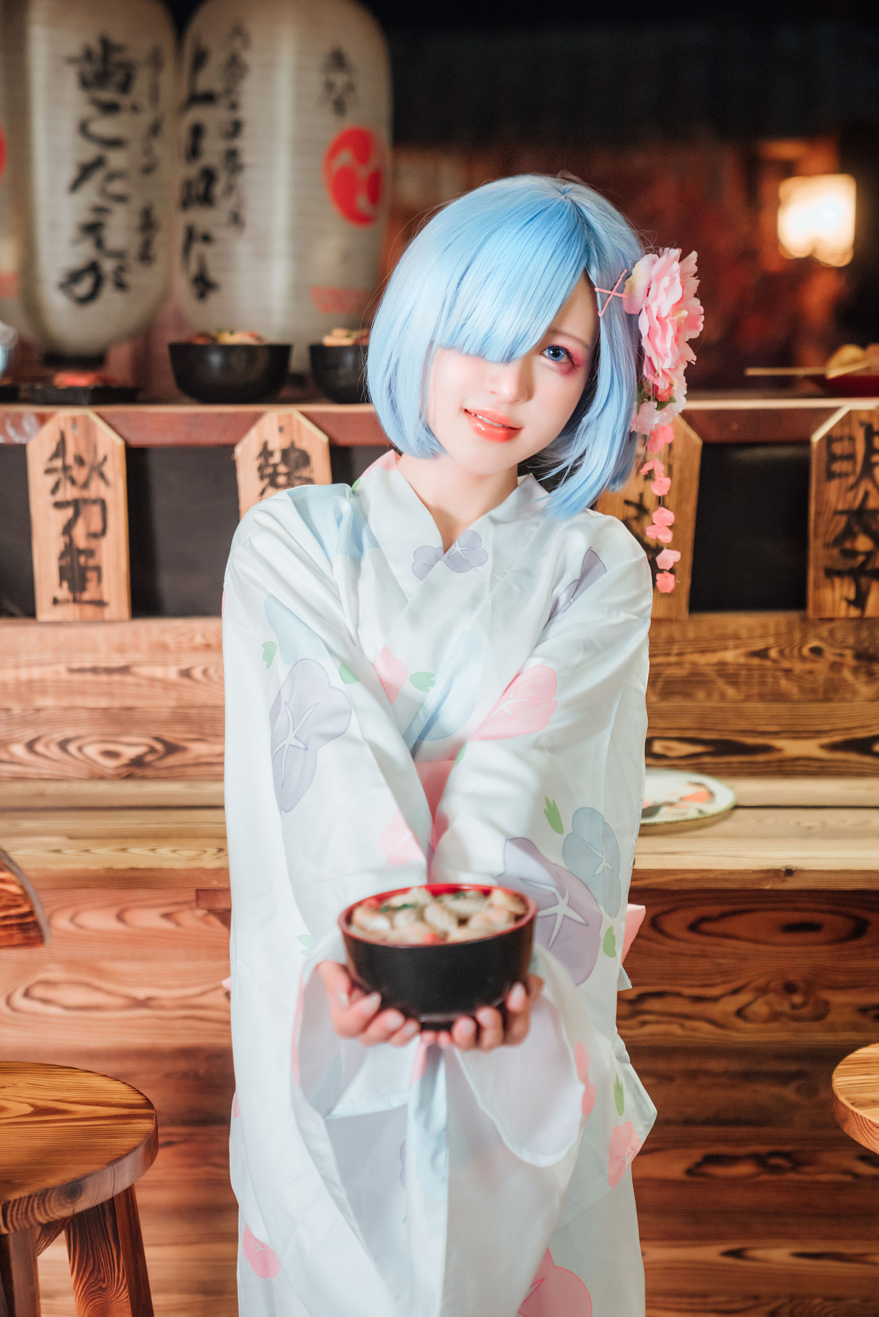 [网红COSER] 美少女晕崽 - 和服雷姆