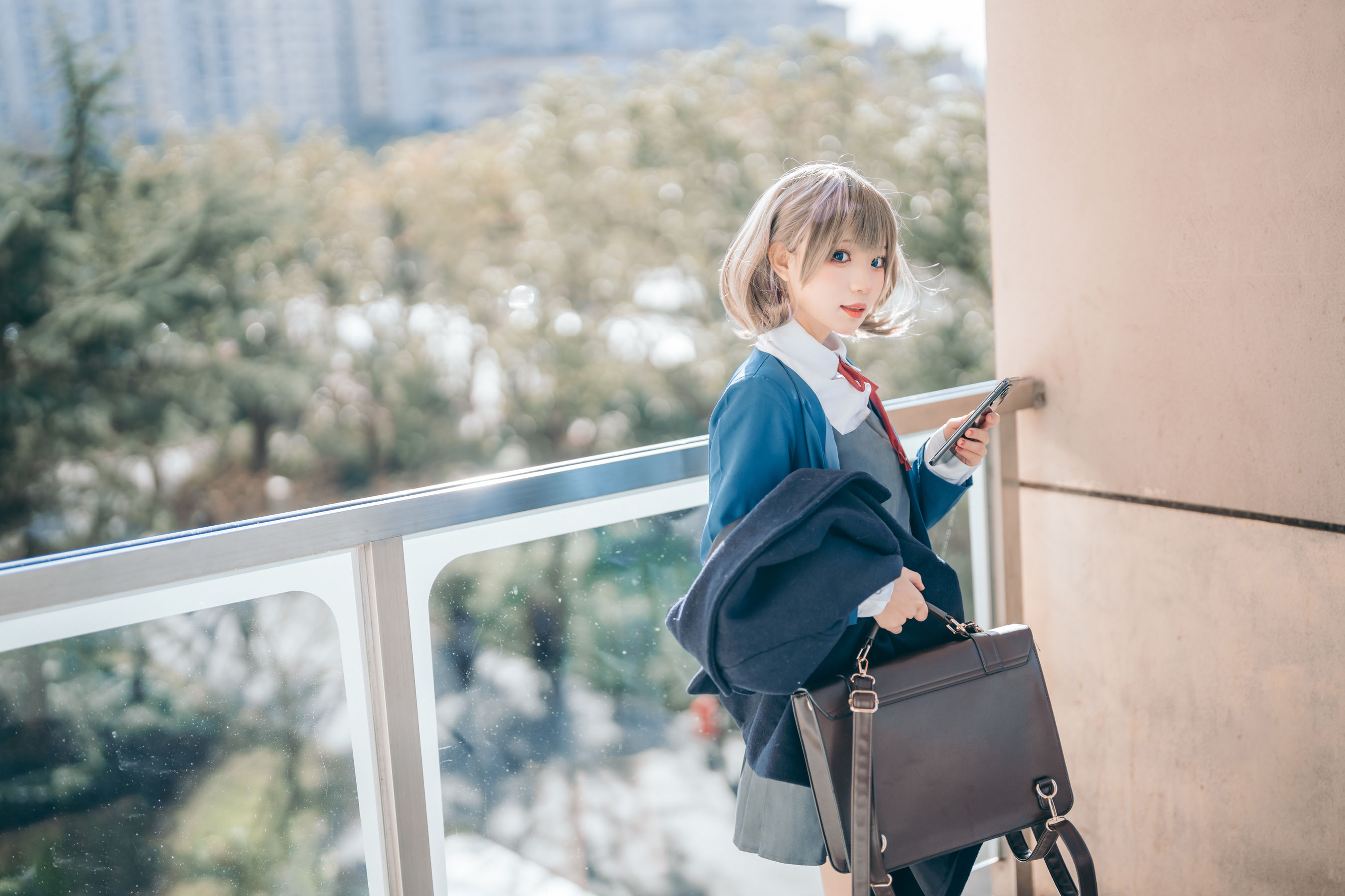 [网红COSER] 花柒Hana - 唐可可校服