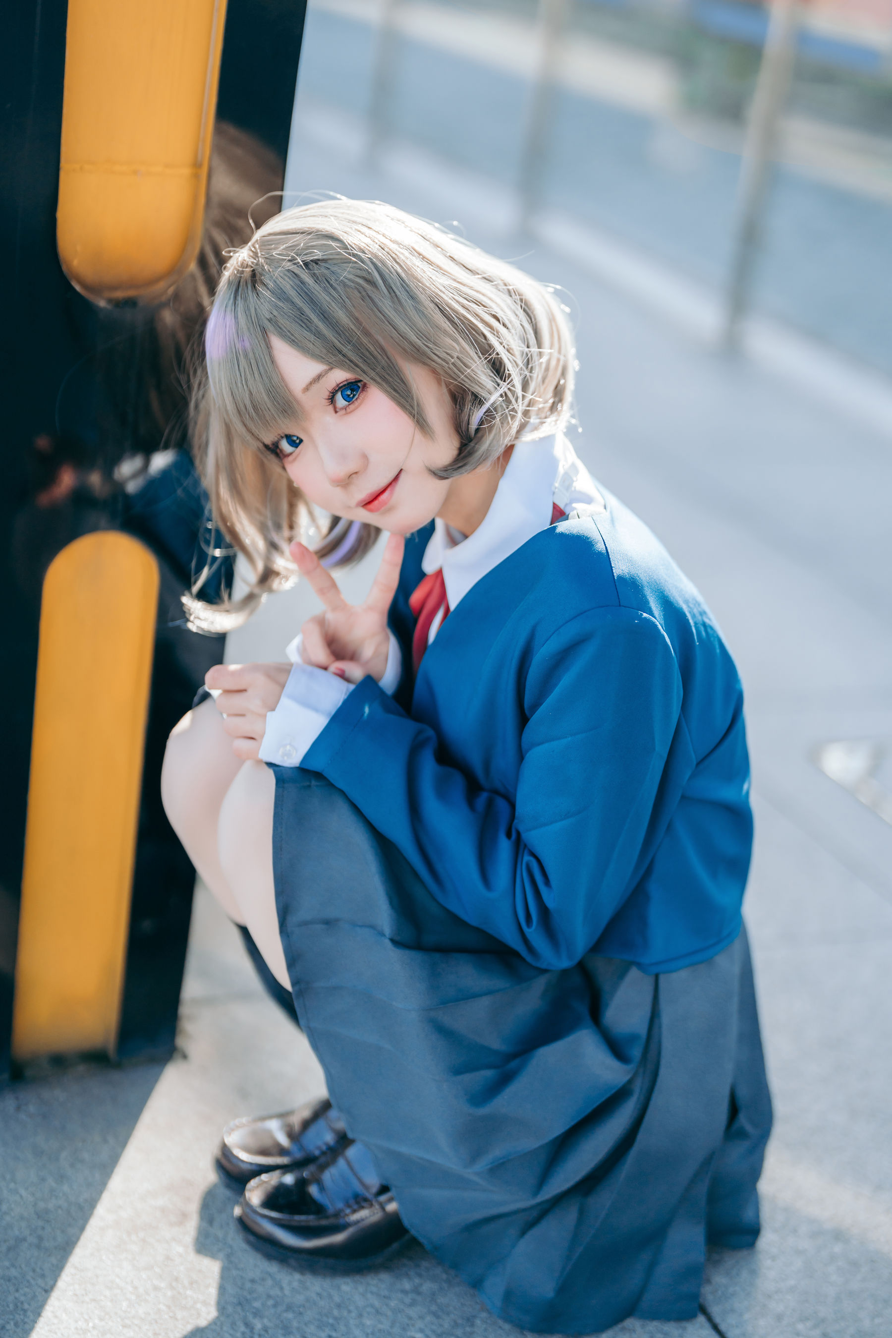 [网红COSER] 花柒Hana - 唐可可校服