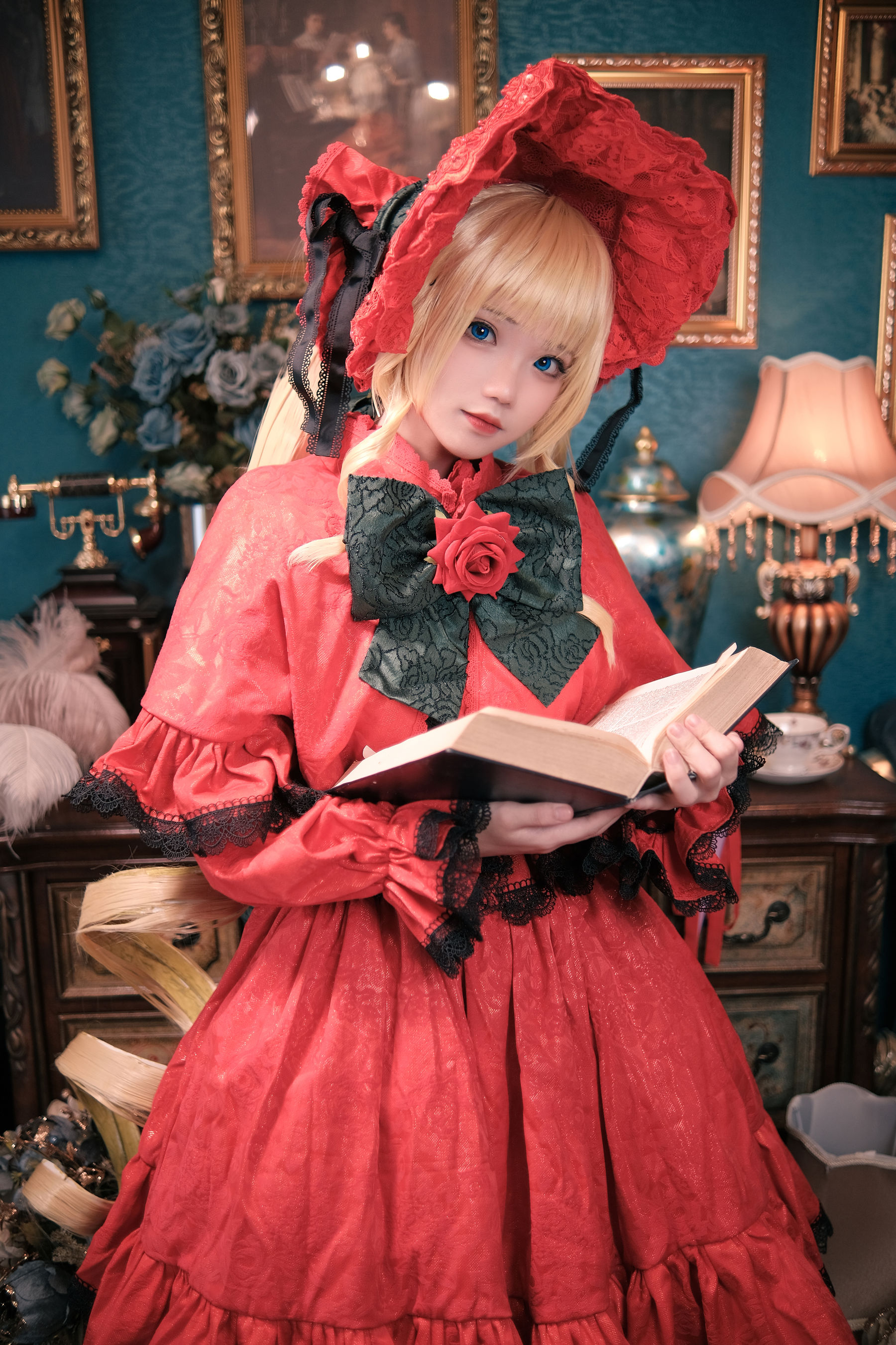 [网红COSER] 花柒Hana - 蔷薇少女